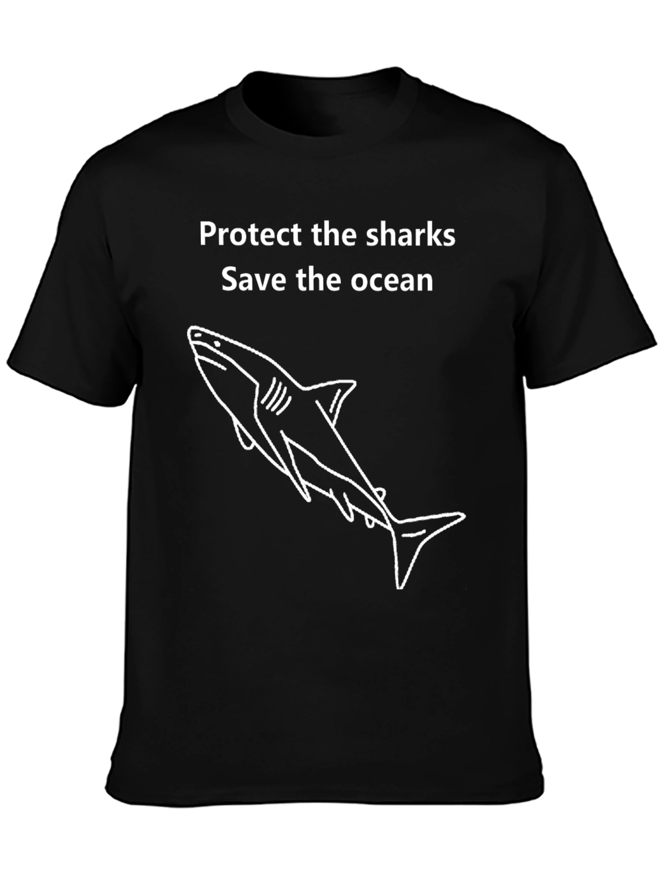 Protect Sharks Save Ocean Graphic T-Shirt