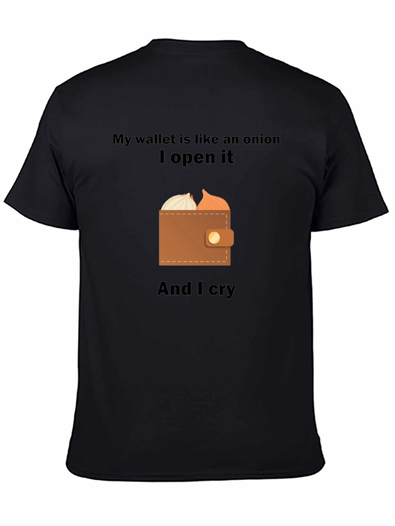 Onion Wallet Graphic Tee - Funny Unisex T-Shirt