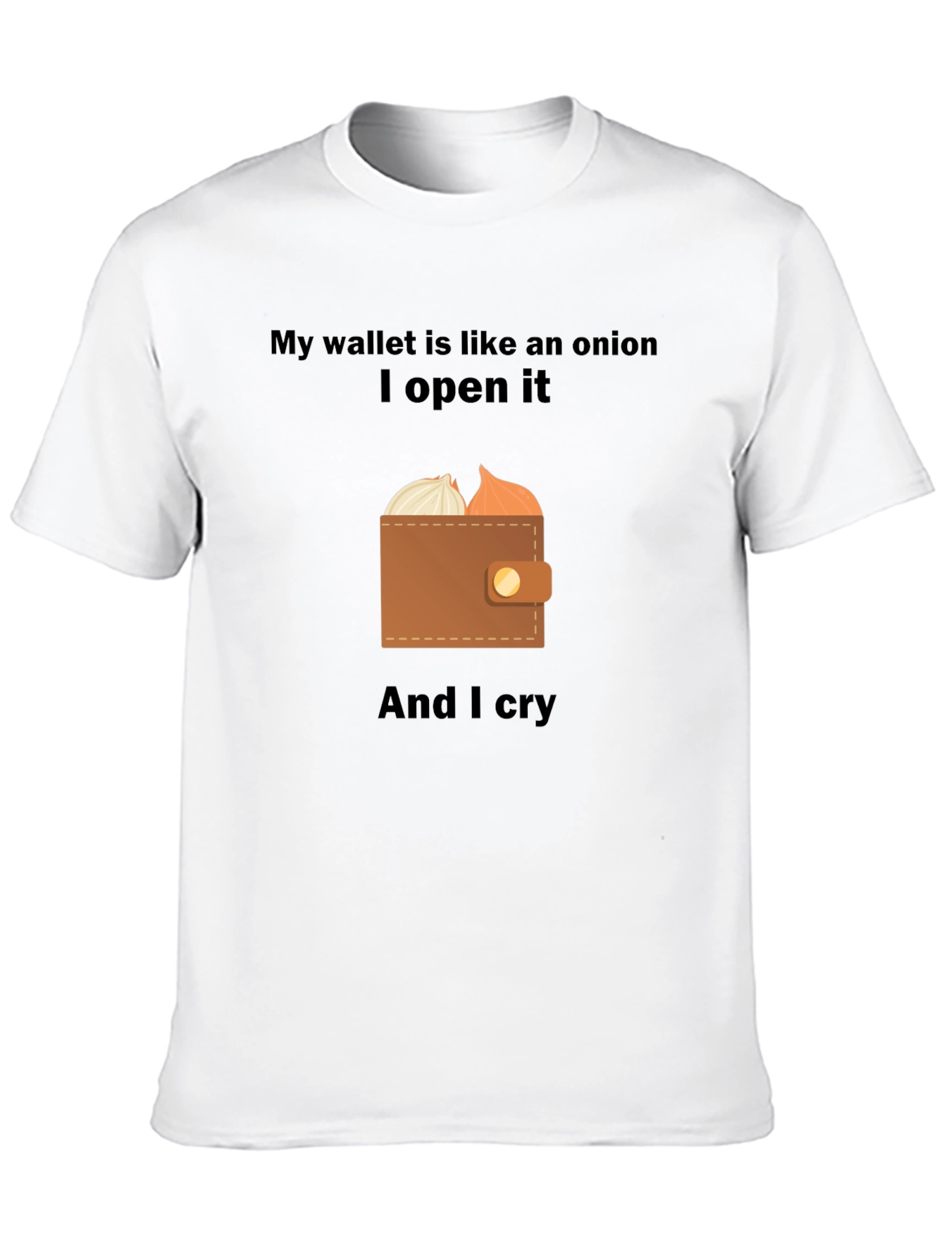Onion Wallet Graphic Tee - Funny Unisex T-Shirt