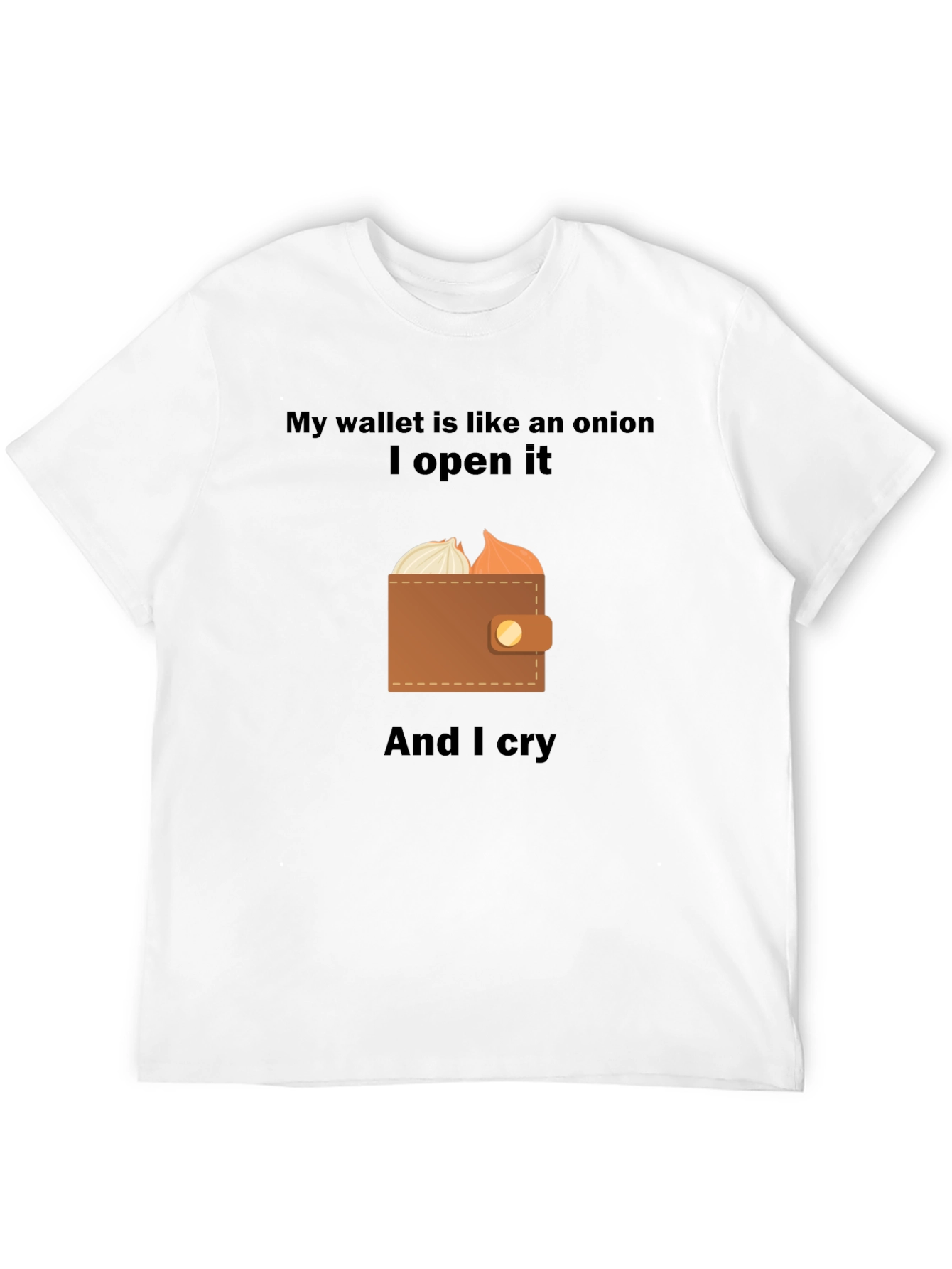 Onion Wallet Graphic Tee - Funny Unisex T-Shirt
