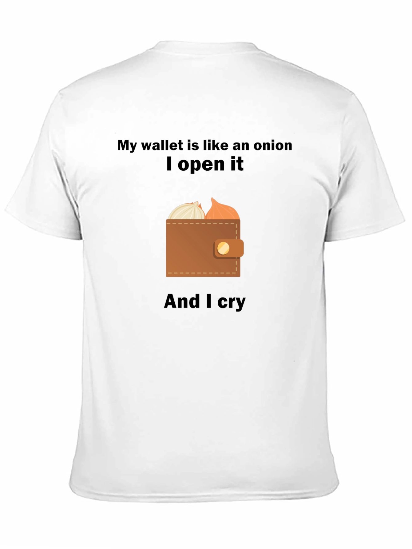 Onion Wallet Graphic Tee - Funny Unisex T-Shirt