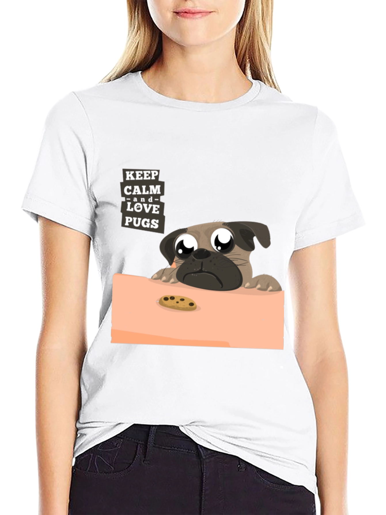 Keep Calm and Love Pugs T-Shirt