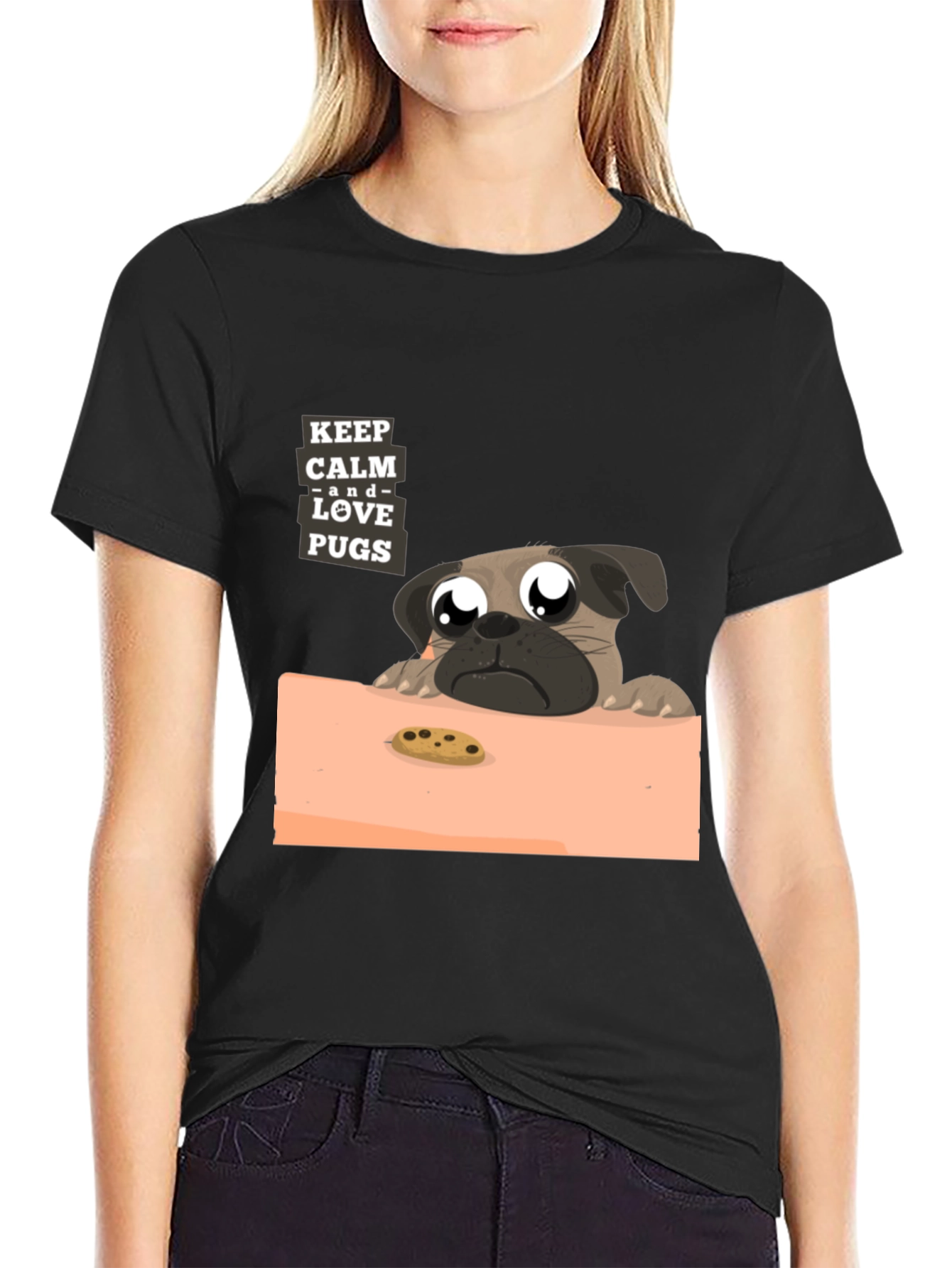 Keep Calm and Love Pugs T-Shirt