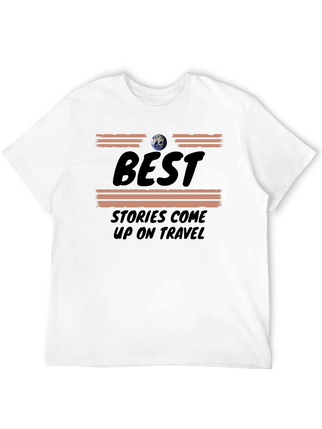 Best Travel Stories T-Shirt - Black