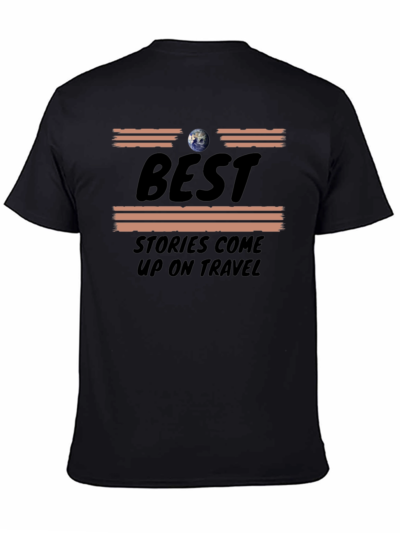 Best Travel Stories T-Shirt - Black