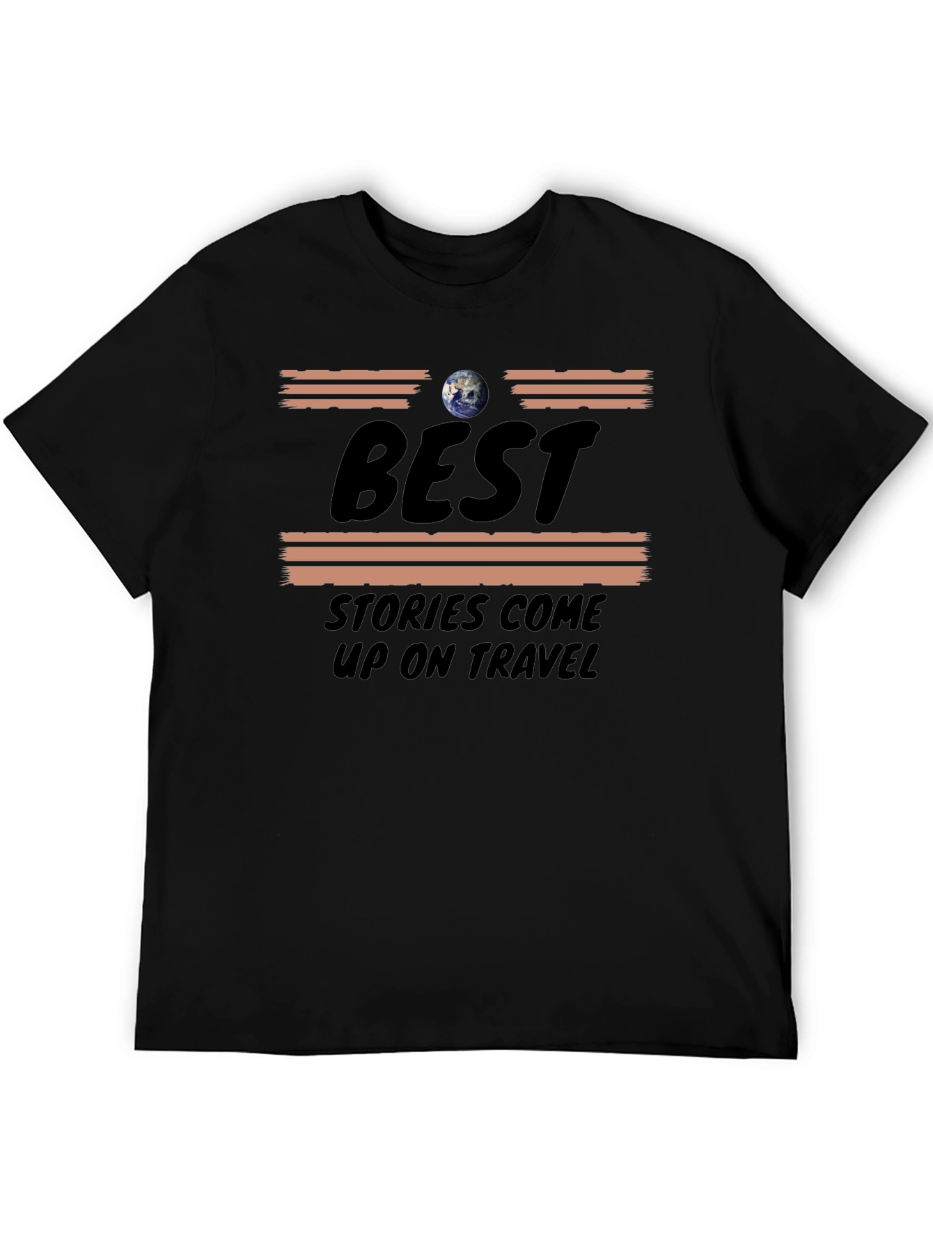 Best Travel Stories T-Shirt - Black