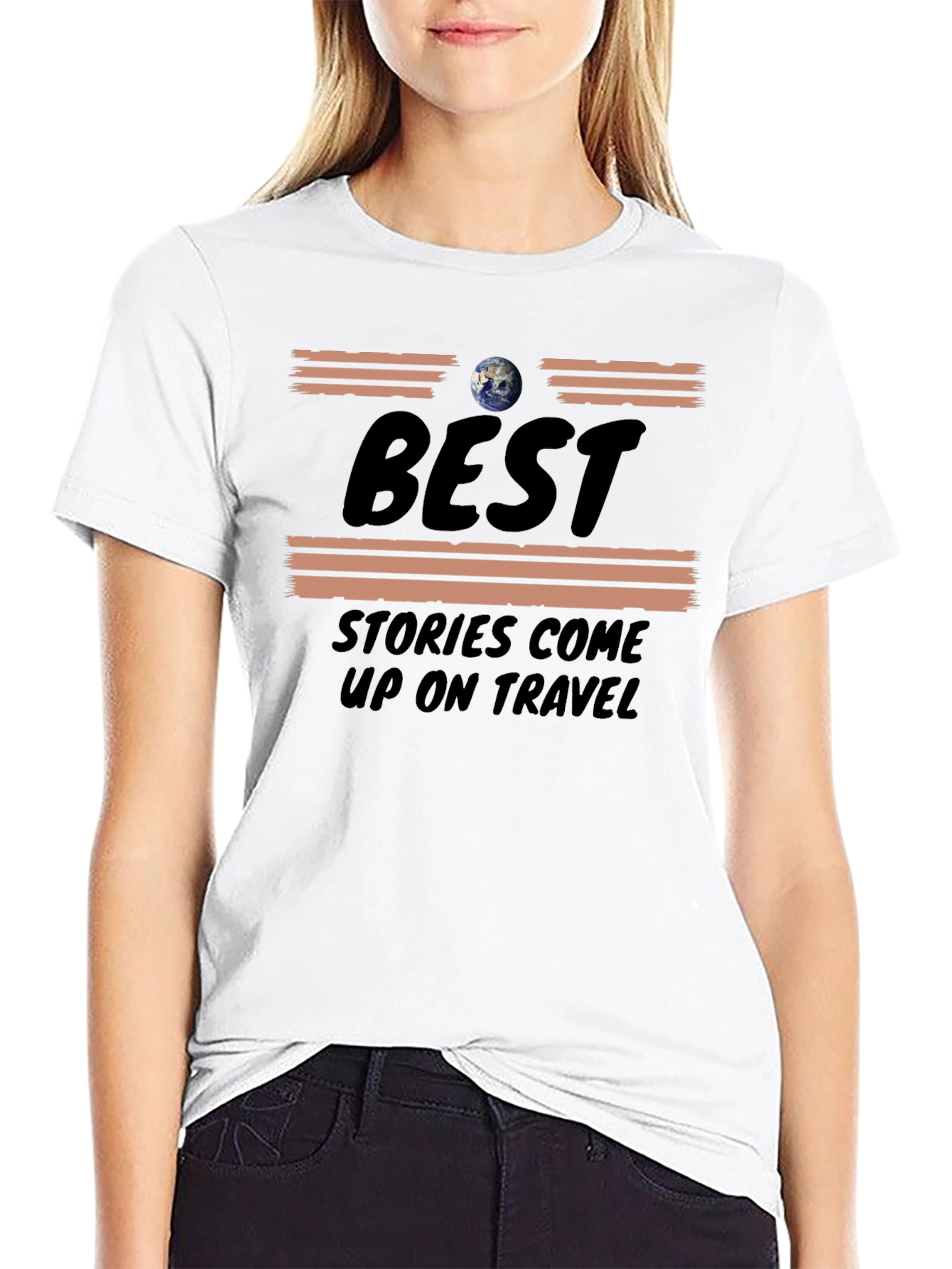 Best Travel Stories T-Shirt - Black