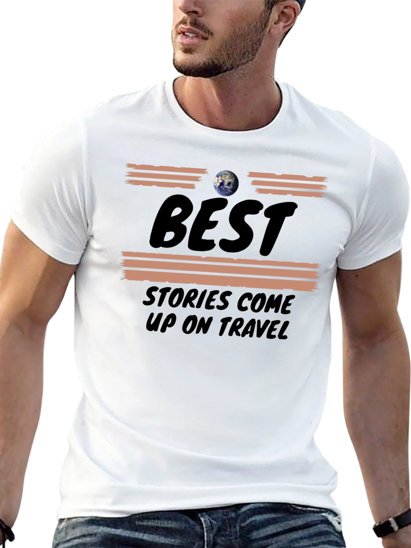 Best Travel Stories T-Shirt - Black