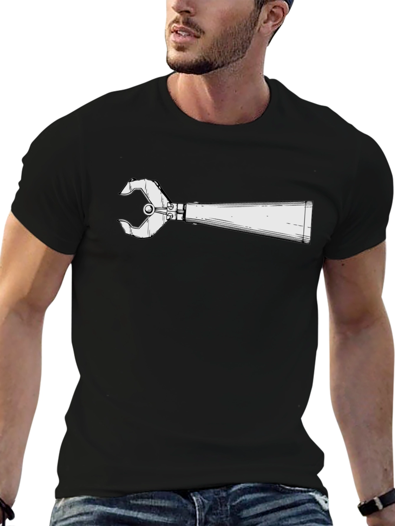 Funny Robot Arm T-Shirt - Robotic Grabber Claw Tee