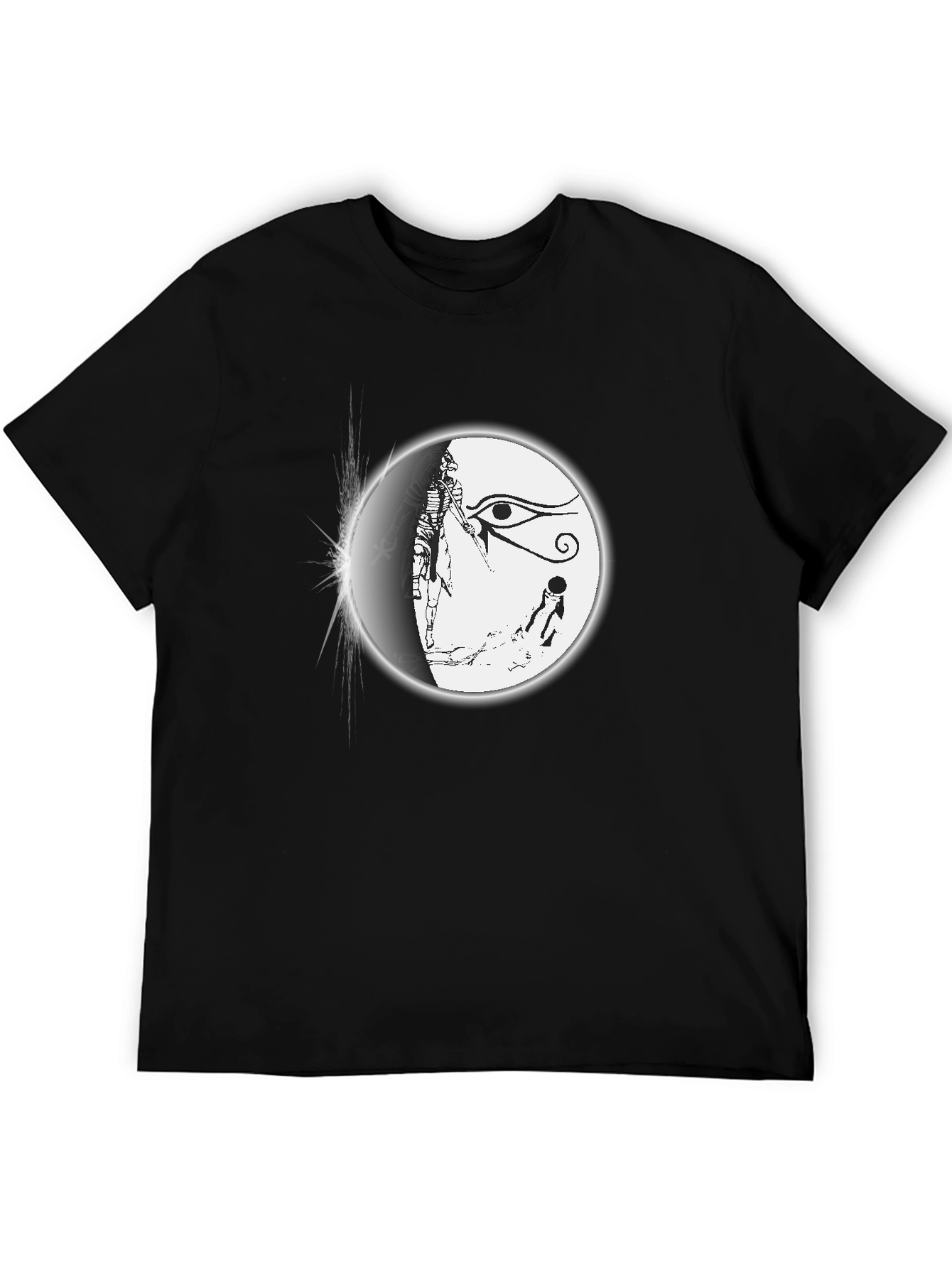 Egyptian Eye T-Shirt - Black Graphic Tee