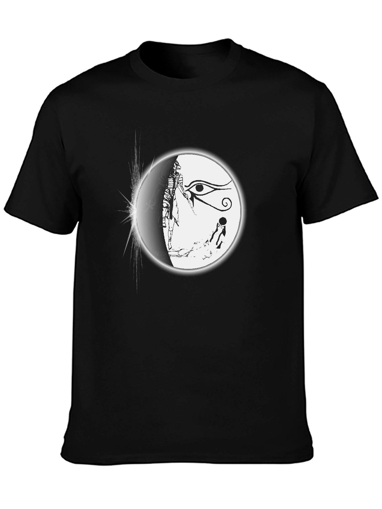 Egyptian Eye T-Shirt - Black Graphic Tee