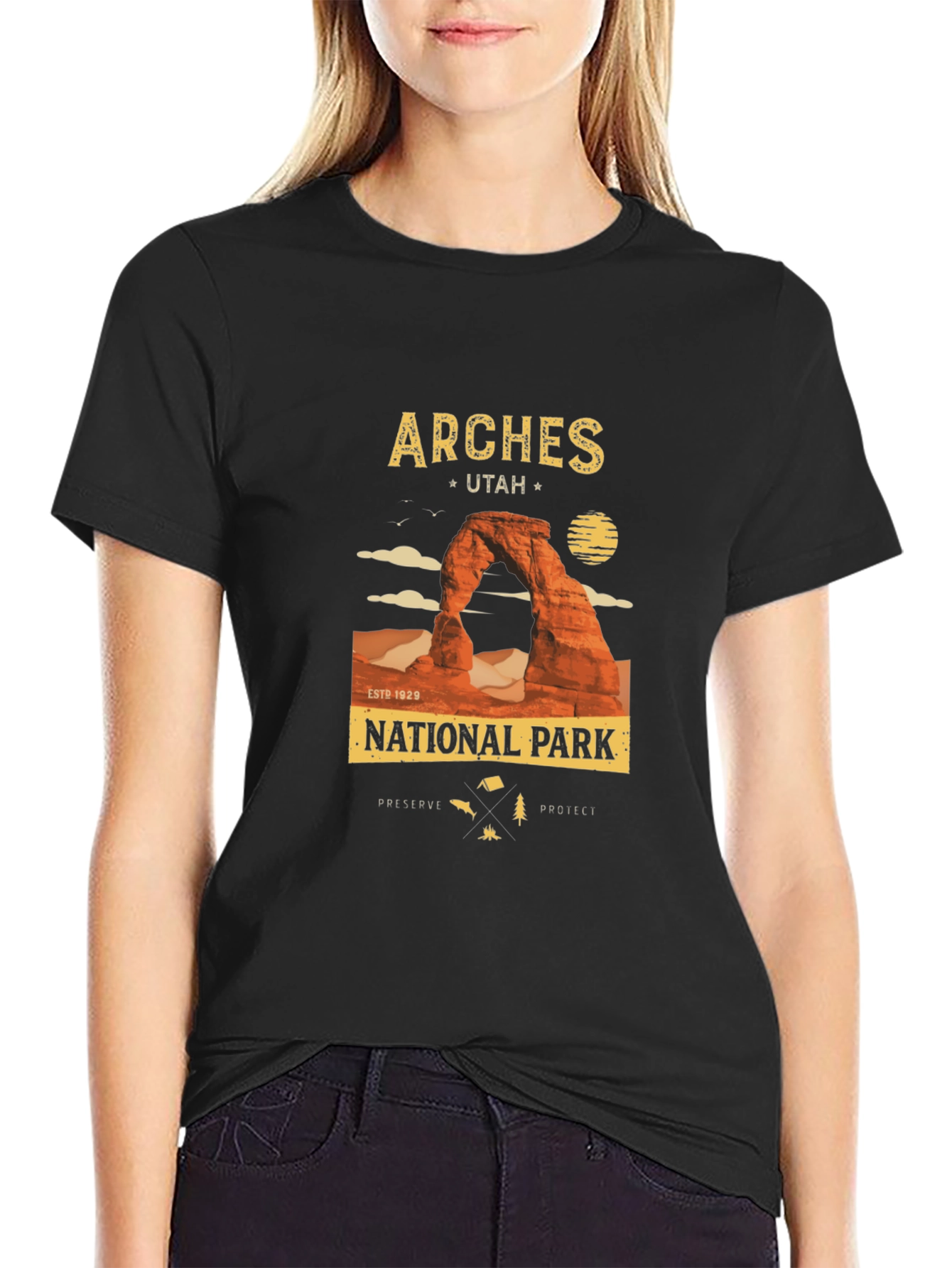 Arches National Park T-Shirt Utah Graphic Tee
