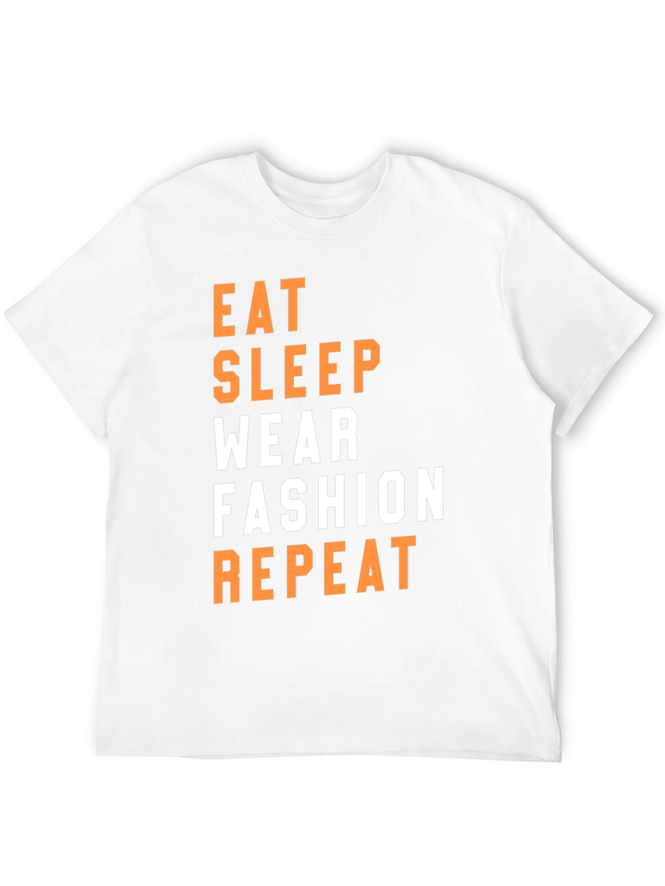 Eat Sleep Wear Fashion Repeat Black T-Shirt