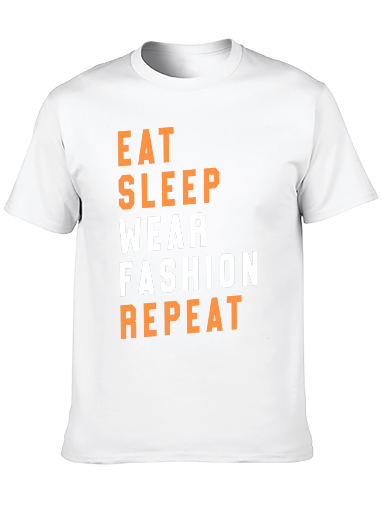 Eat Sleep Wear Fashion Repeat Black T-Shirt