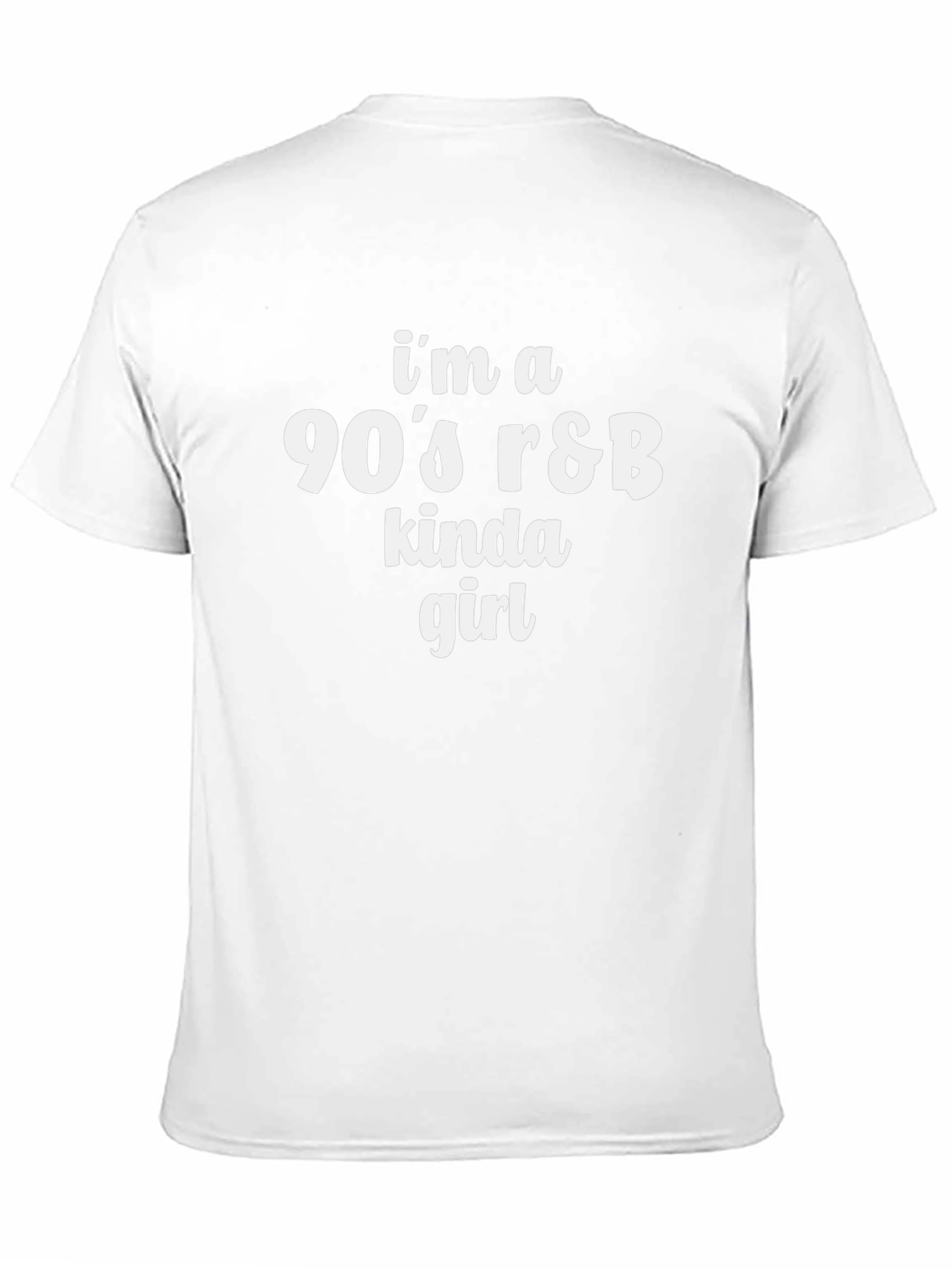 90s R&B Kinda Girl Black T-Shirt