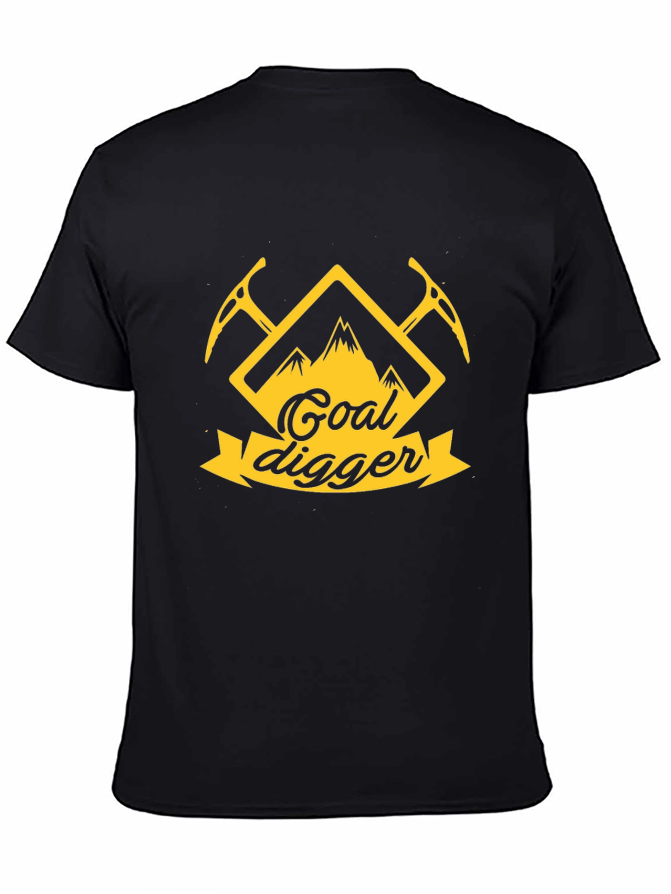 Goal Digger Graphic T-Shirt - Black