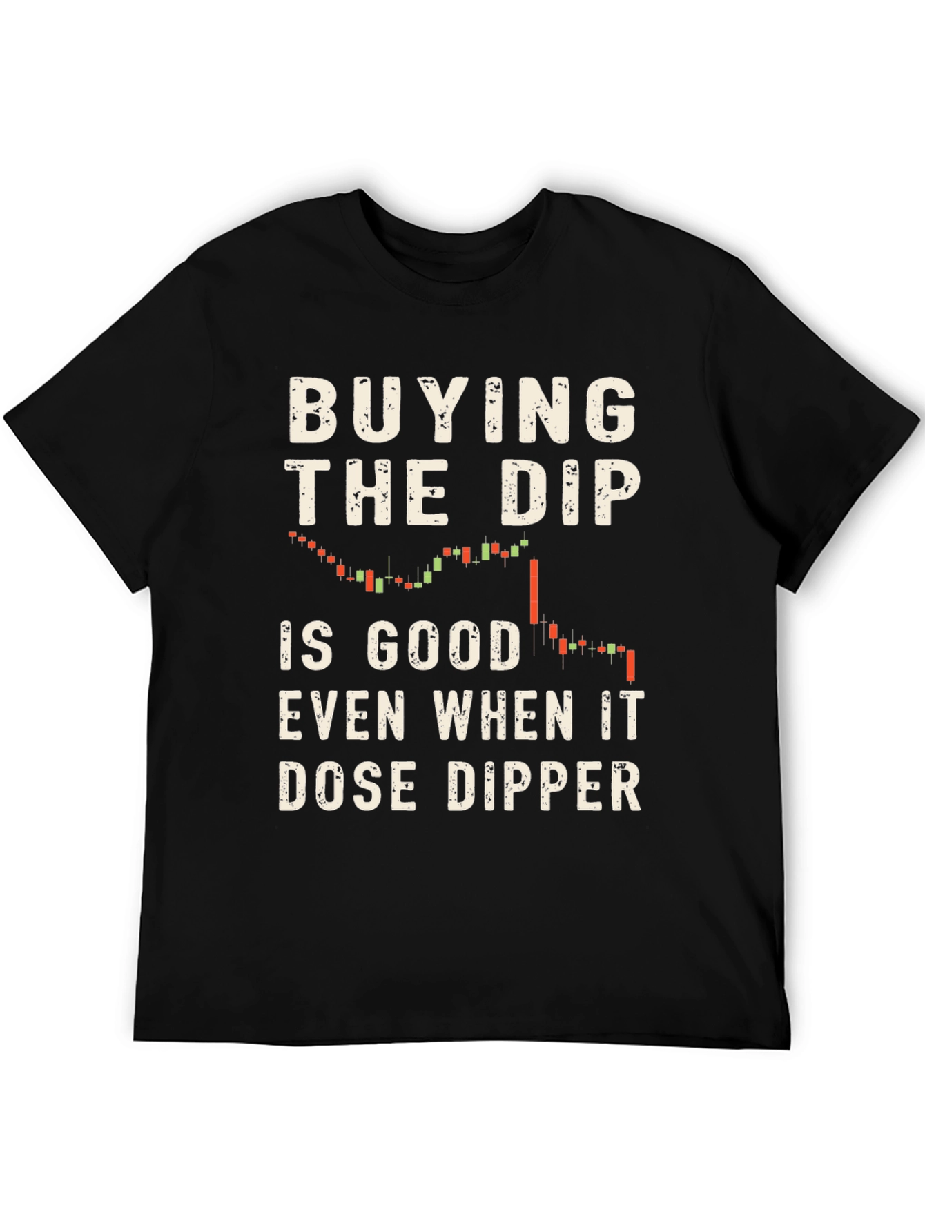 Buying the Dip Crypto Black T-Shirt