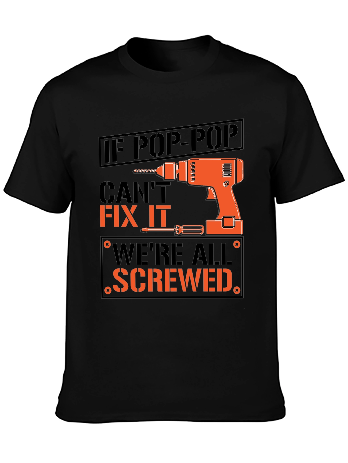 Pop-Pop Fix It T-Shirt - Funny Grandpa Gift