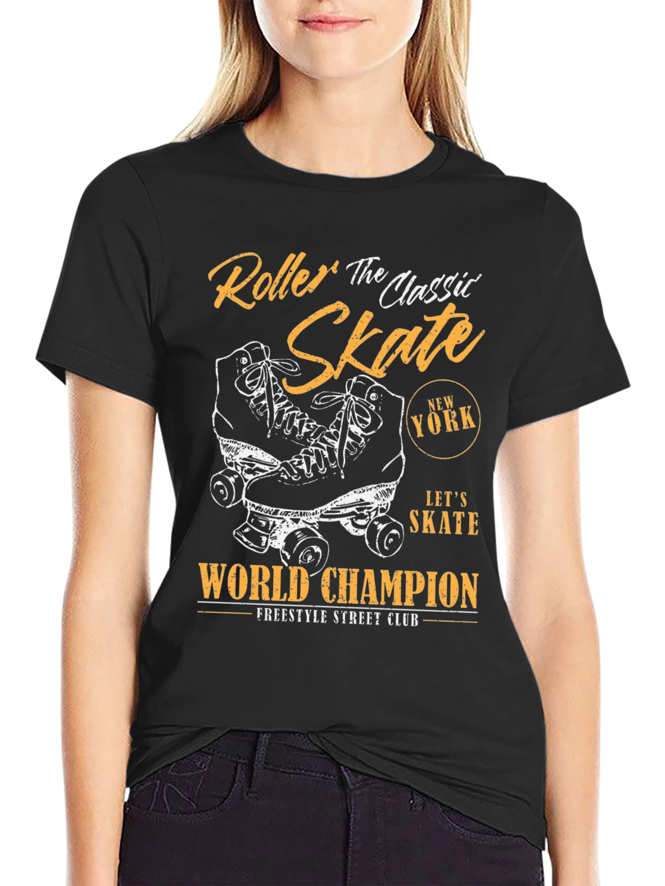 Roller Skate Graphic T-Shirt - Classic Style