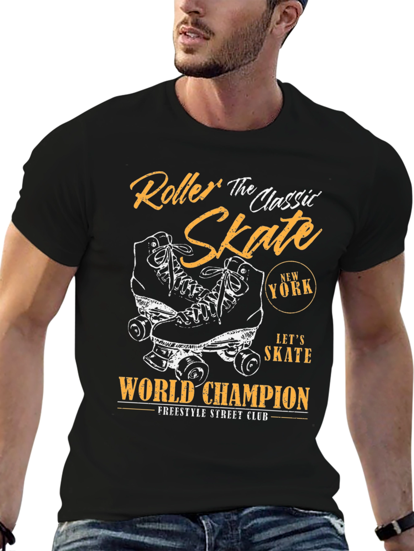 Roller Skate Graphic T-Shirt - Classic Style