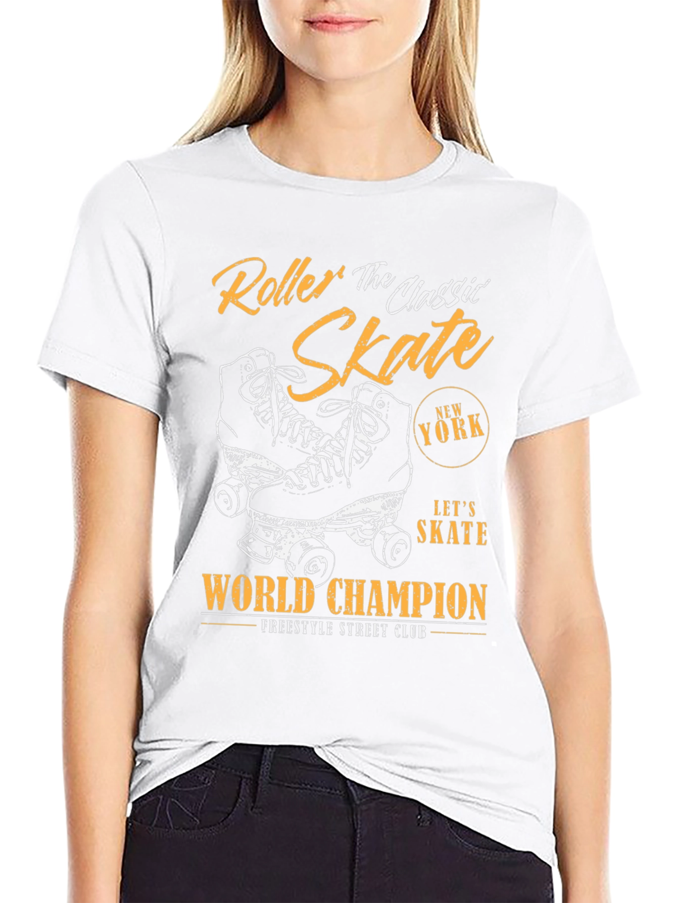 Roller Skate Graphic T-Shirt - Classic Style