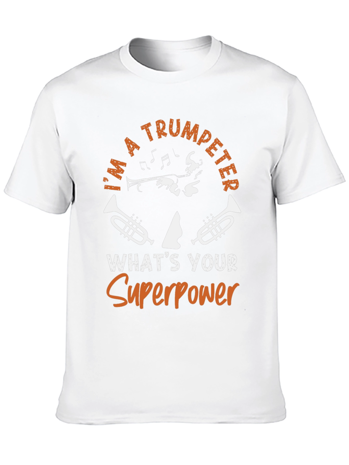 Trumpeter Superpower T-Shirt - Music Lover Tee