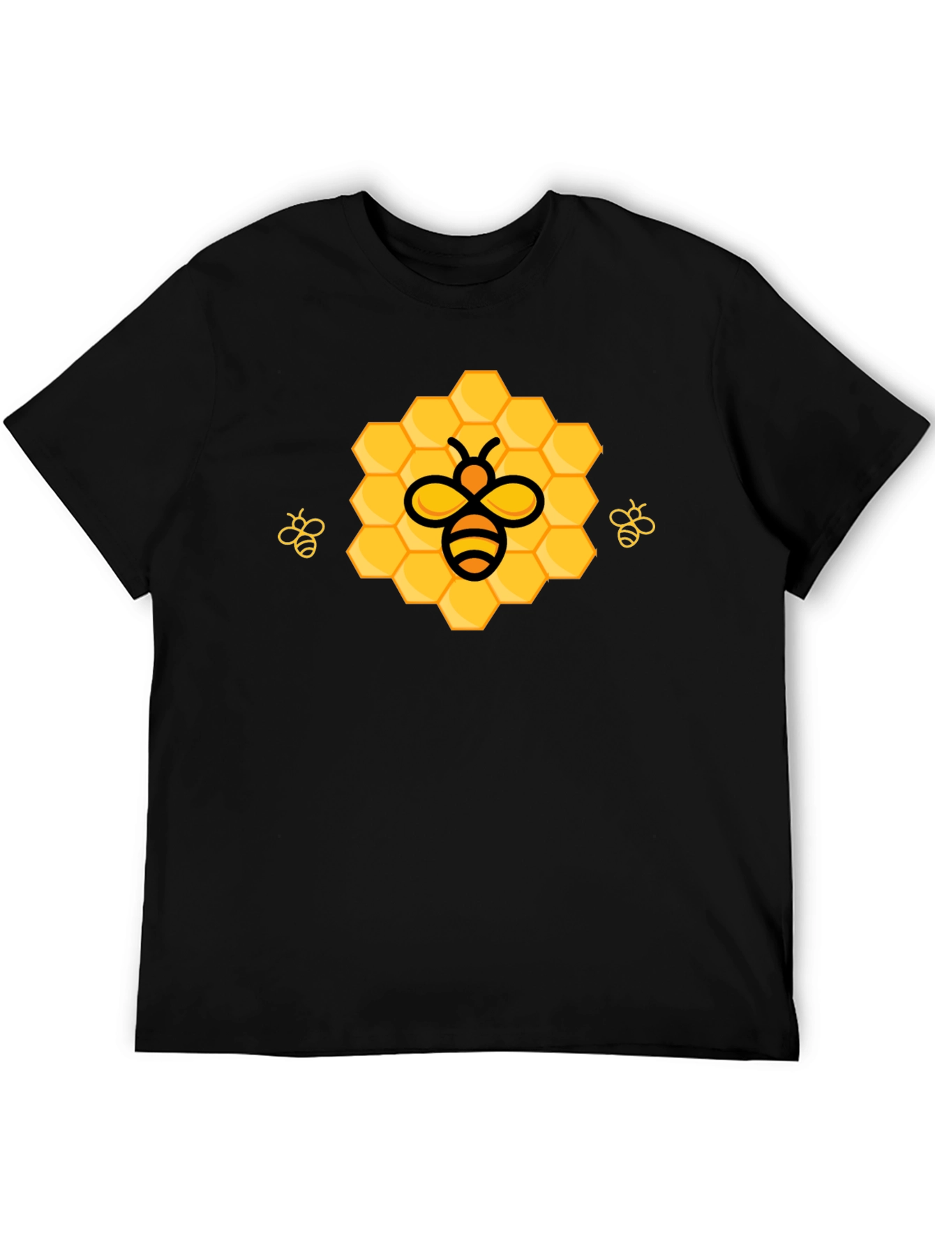 Honeycomb Bee Graphic T-Shirt