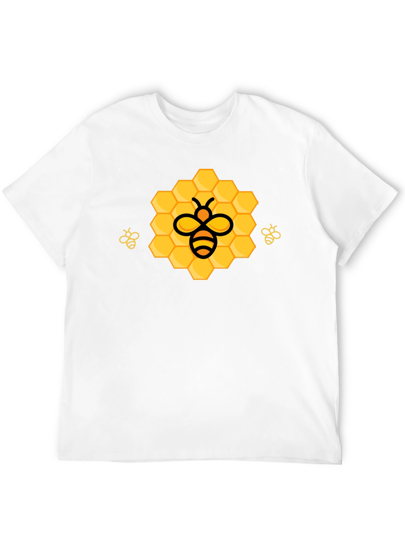 Honeycomb Bee Graphic T-Shirt