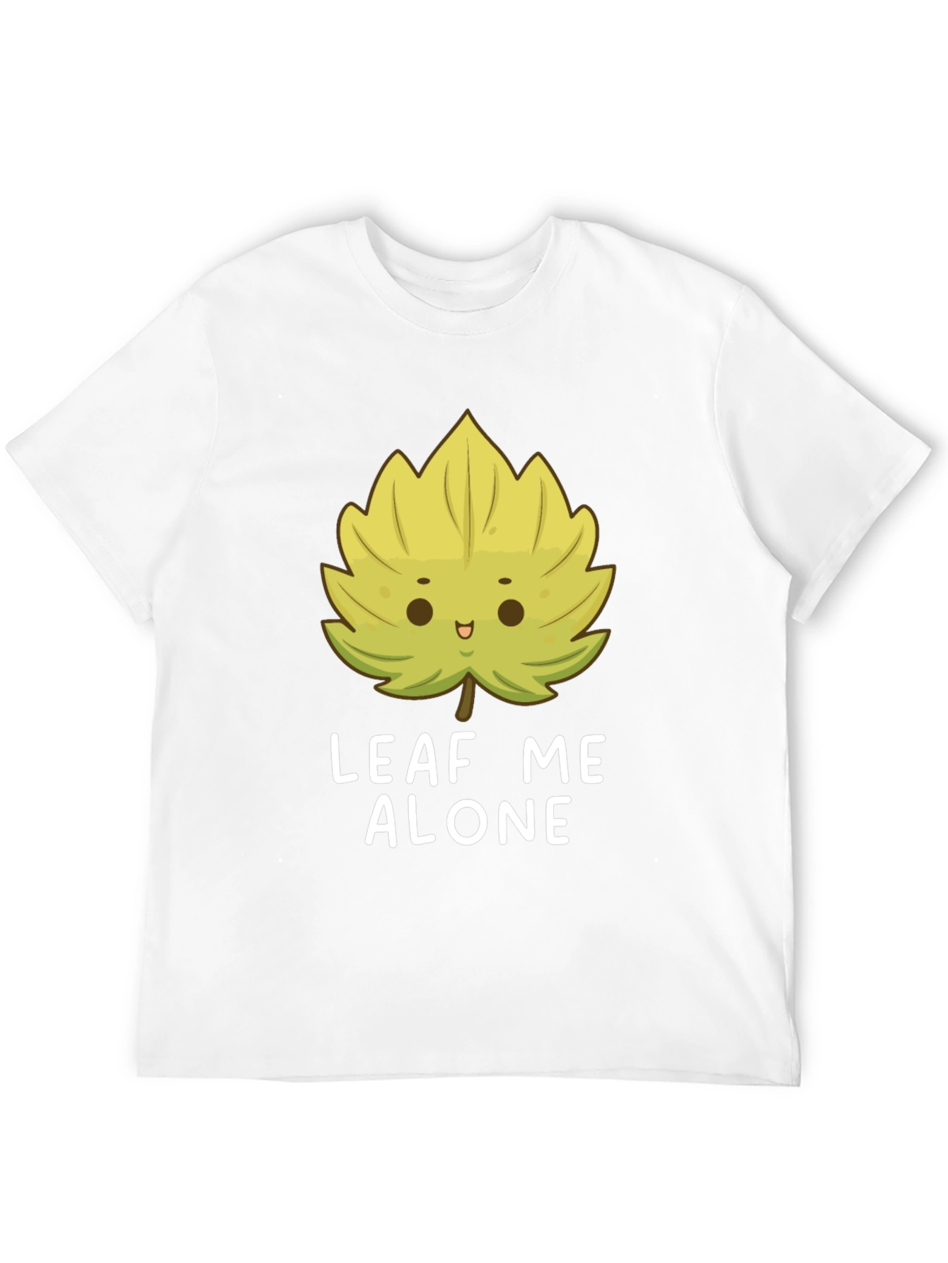 Leaf Me Alone T-Shirt - Funny Graphic Tee