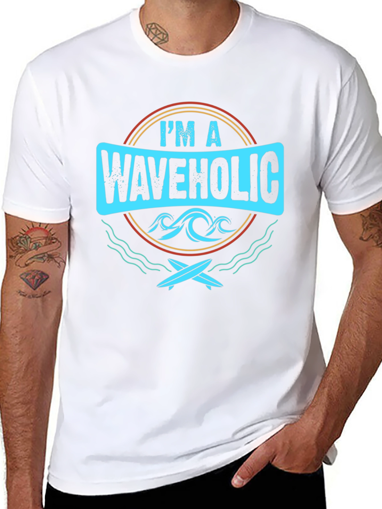 Im A Waveholic Graphic T-Shirt