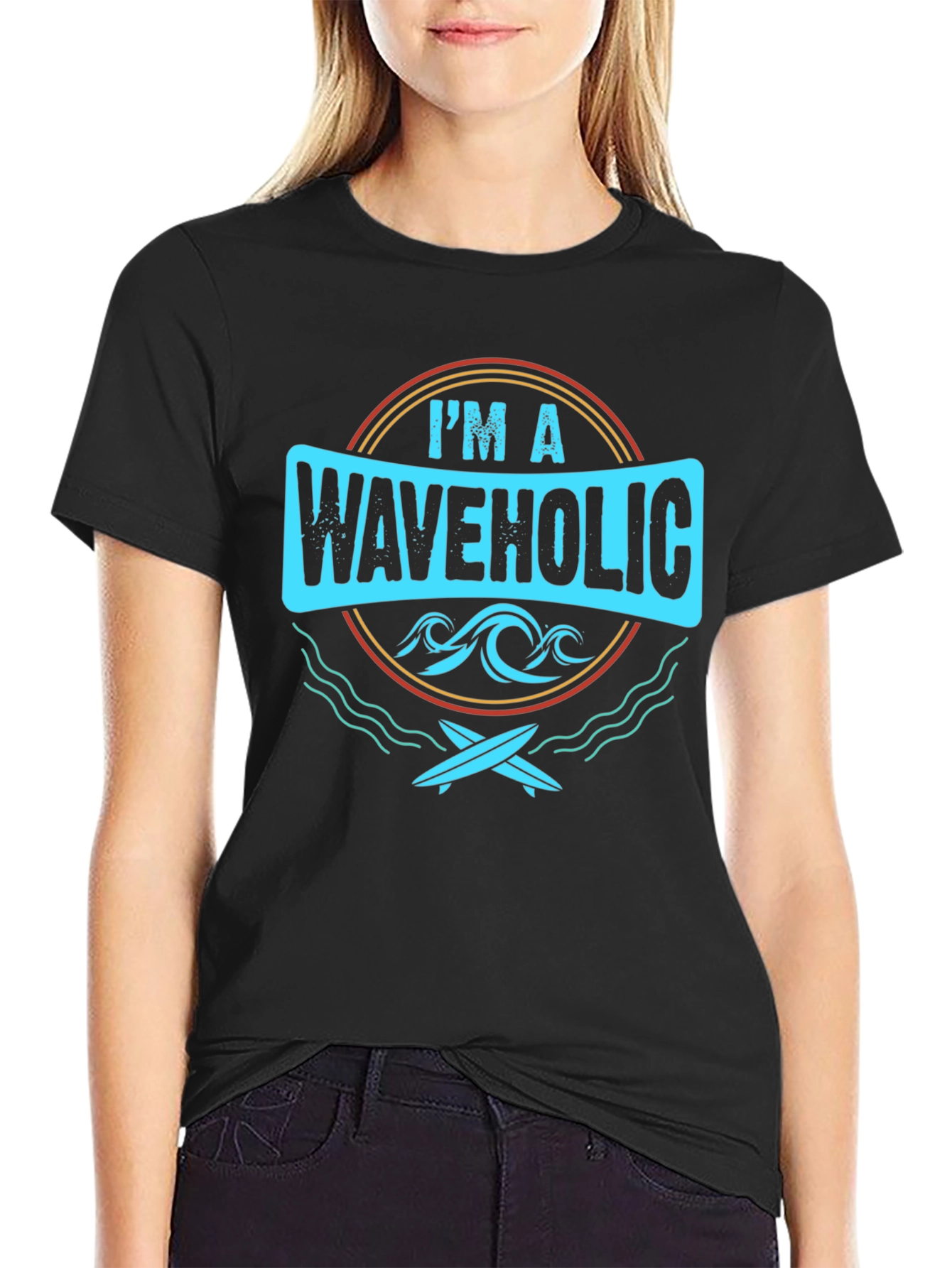Im A Waveholic Graphic T-Shirt