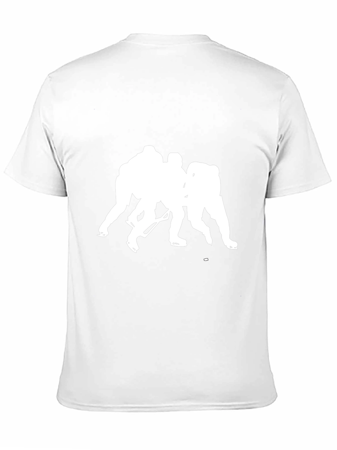 Hockey Players Graphic Tee - Black