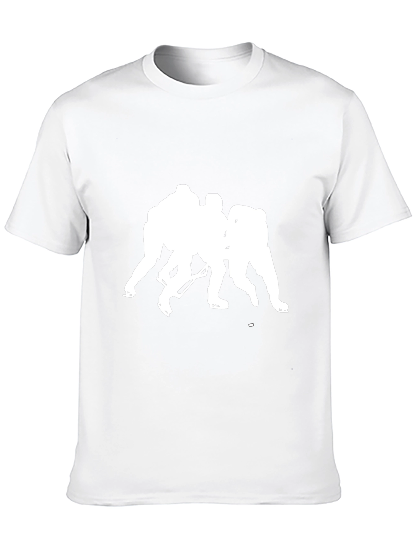 Hockey Players Graphic Tee - Black