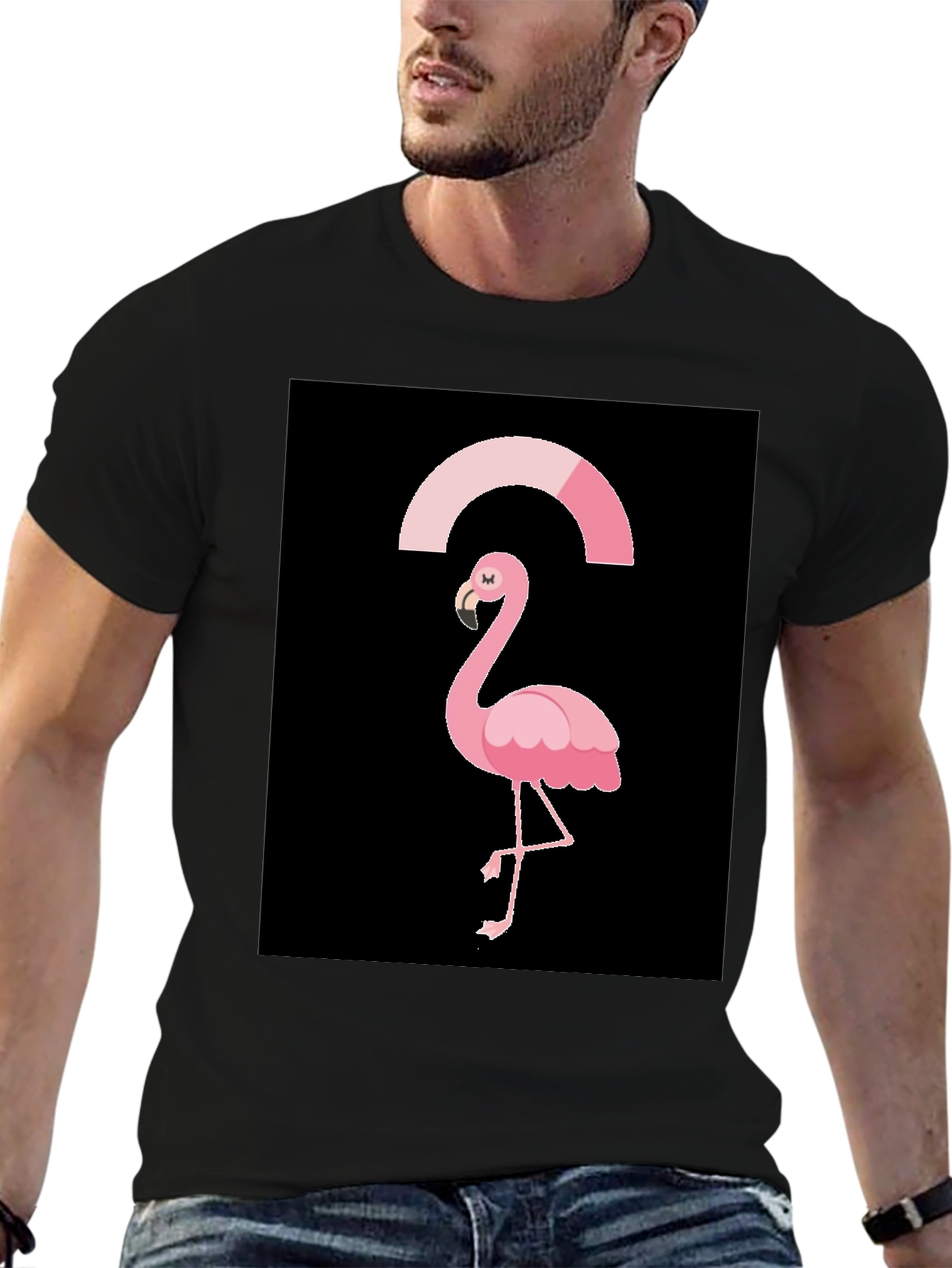 Black Flamingo Graphic Tee