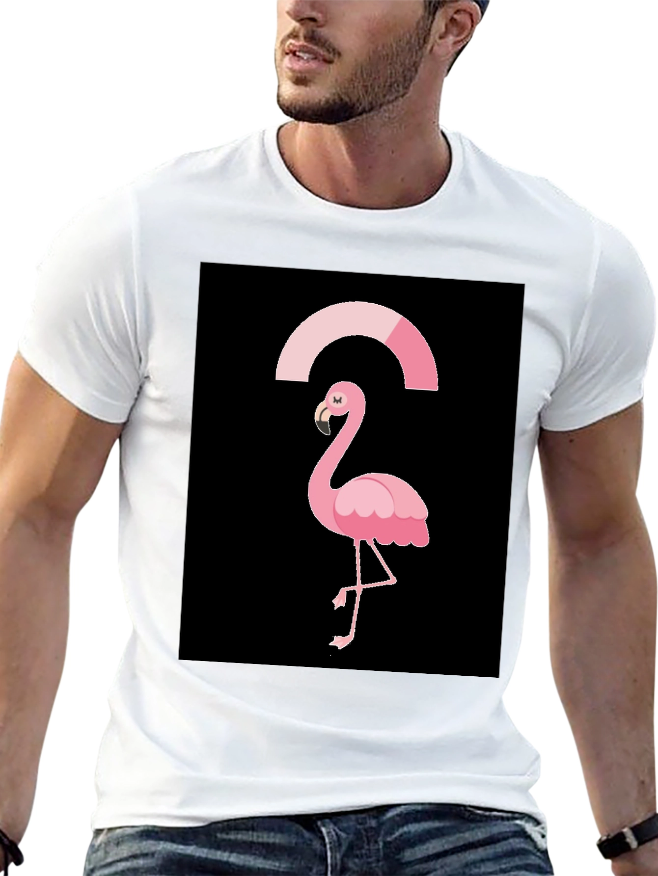 Black Flamingo Graphic Tee