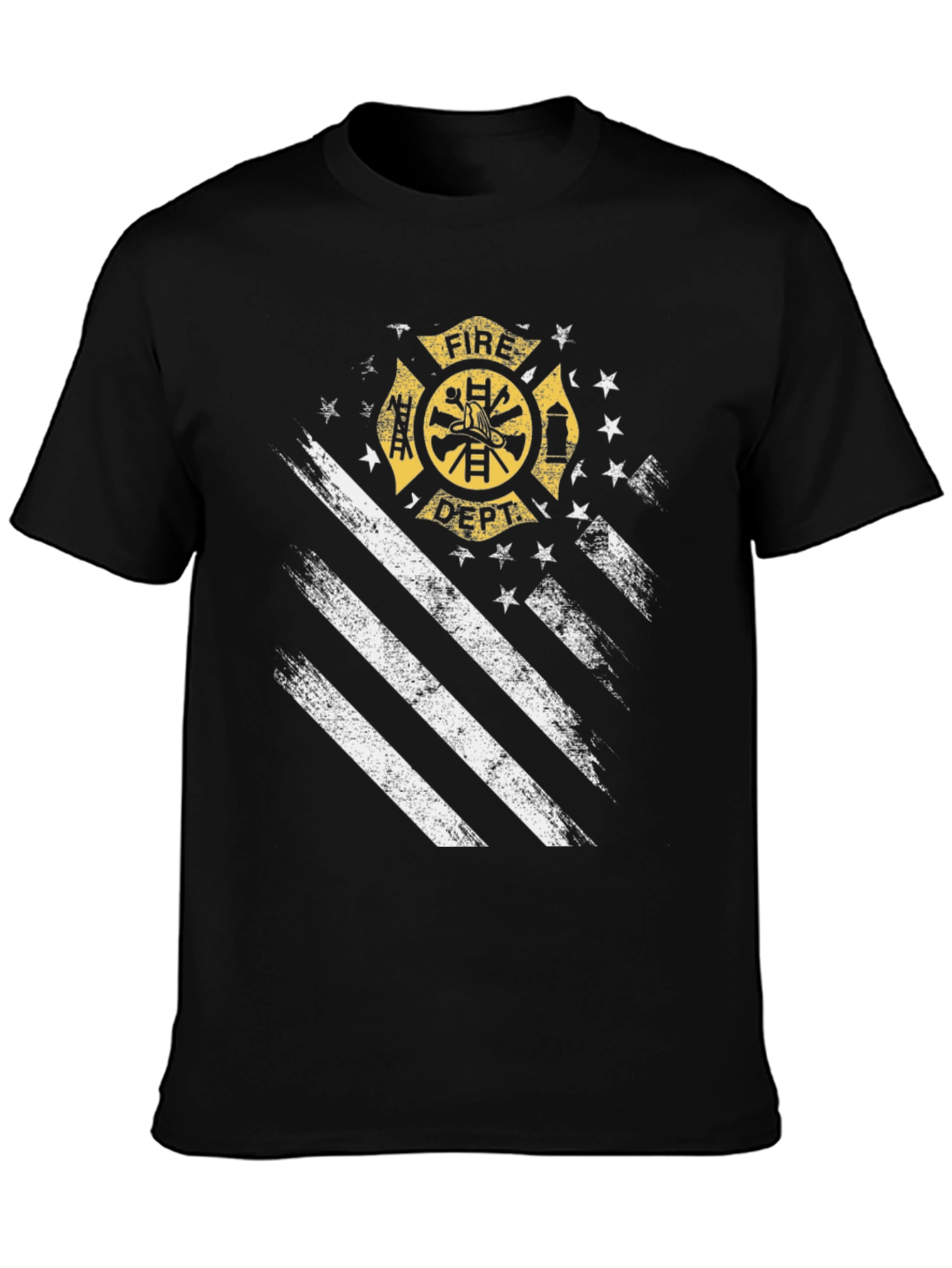 Fire Dept. American Flag T-Shirt
