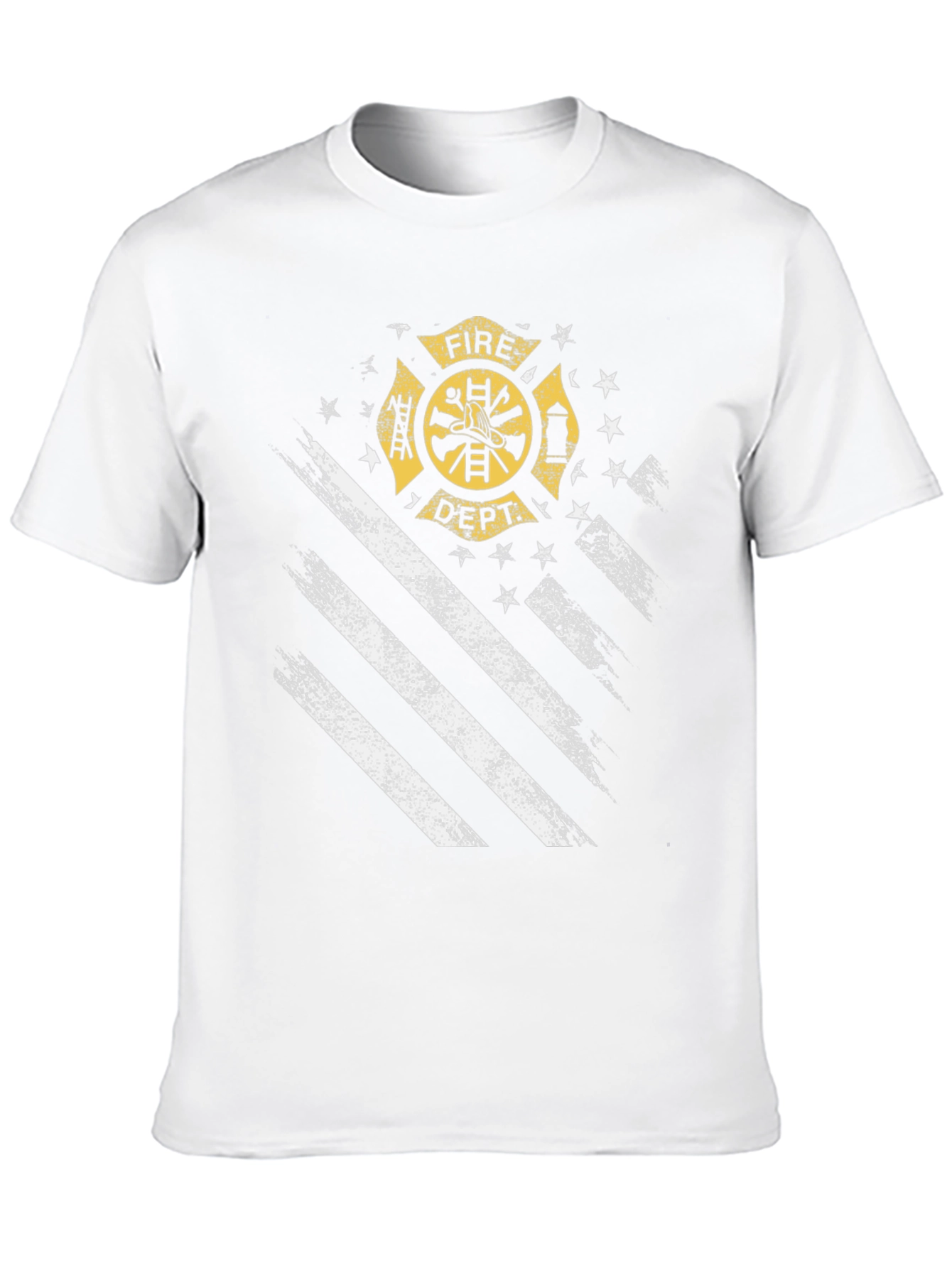 Fire Dept. American Flag T-Shirt