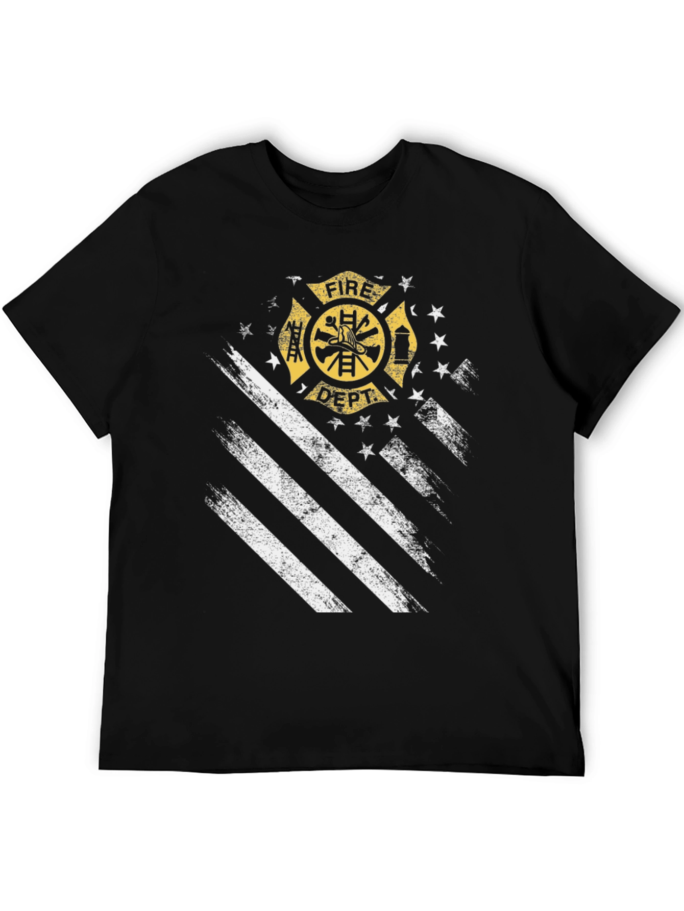 Fire Dept. American Flag T-Shirt