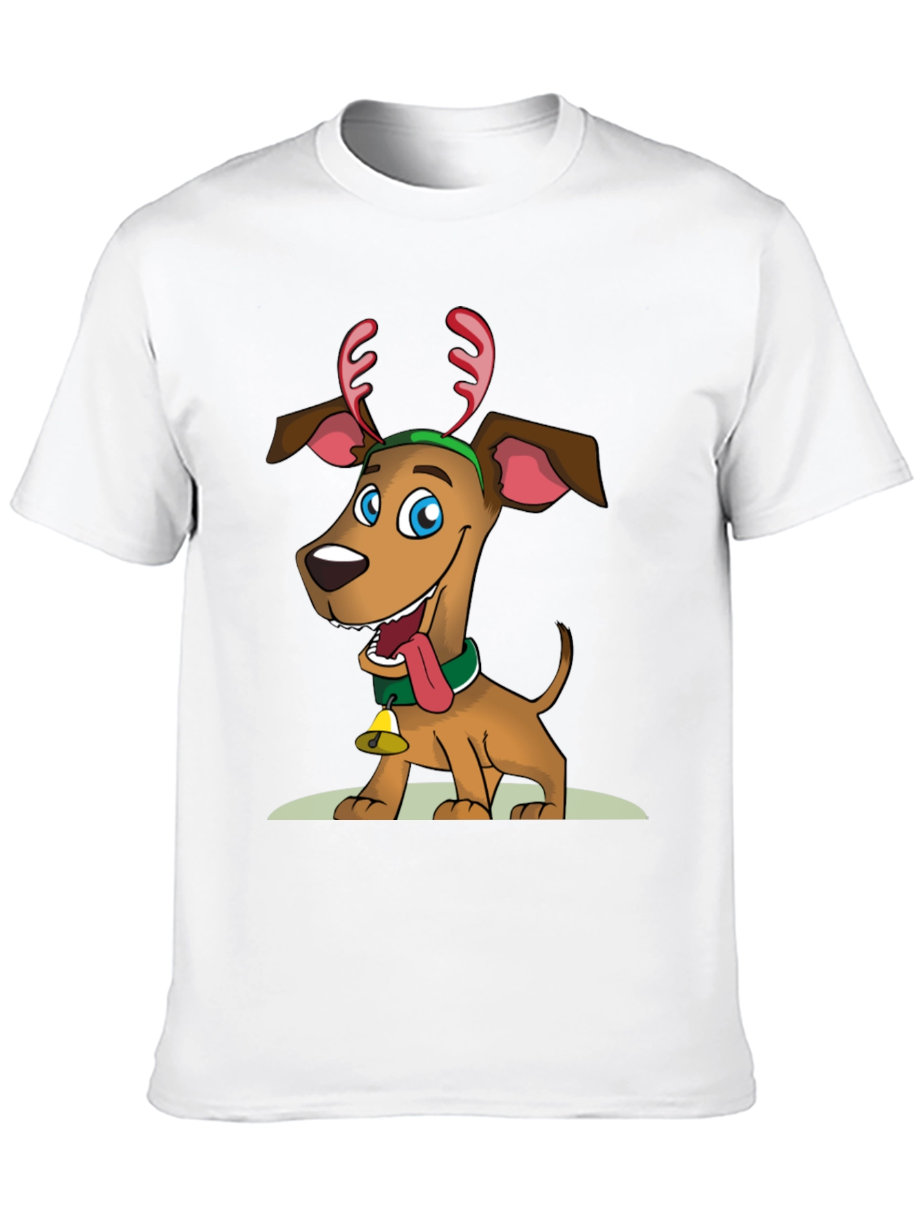 Festive Dog Graphic T-Shirt - Holiday Cheer!