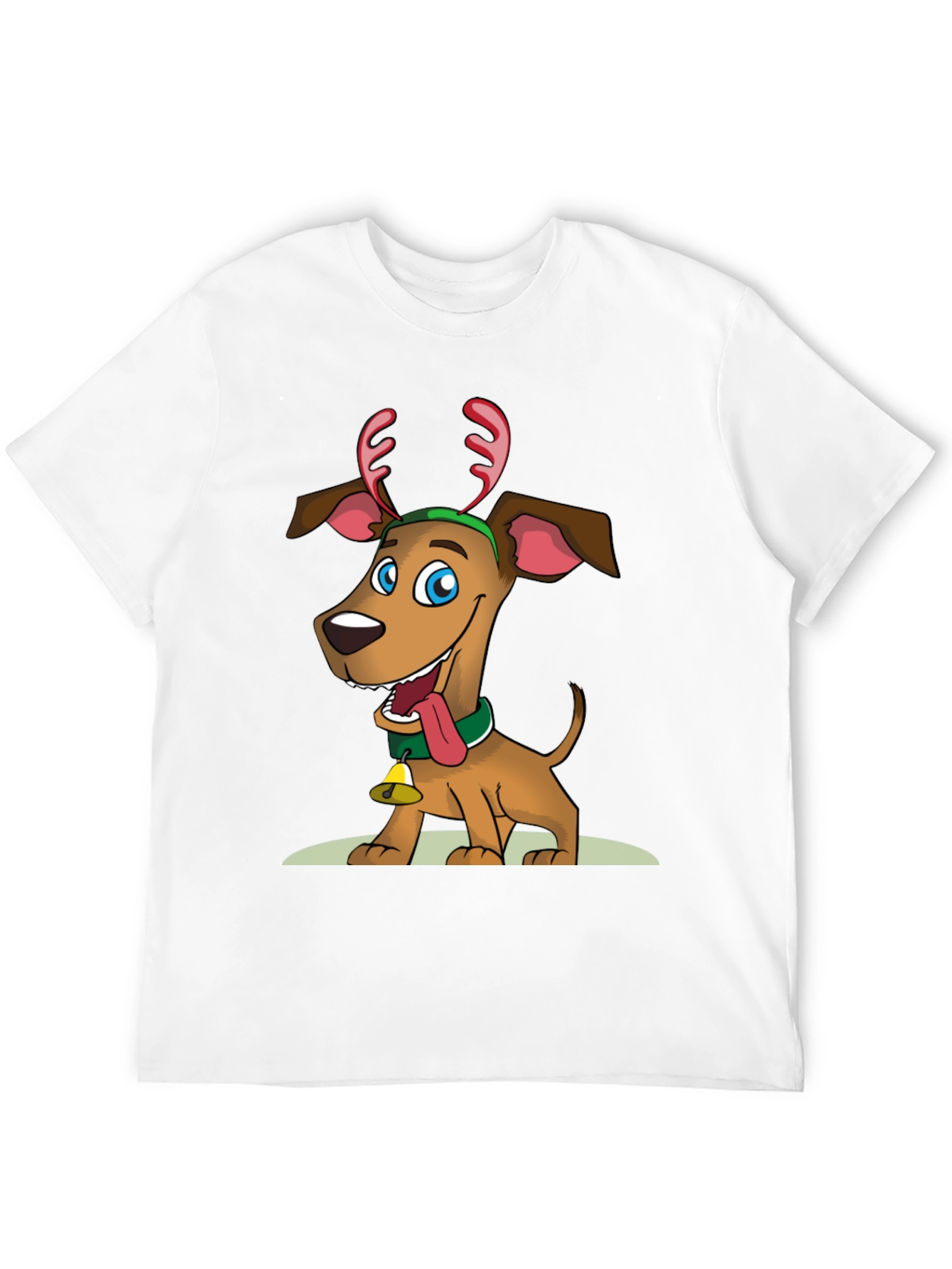 Festive Dog Graphic T-Shirt - Holiday Cheer!