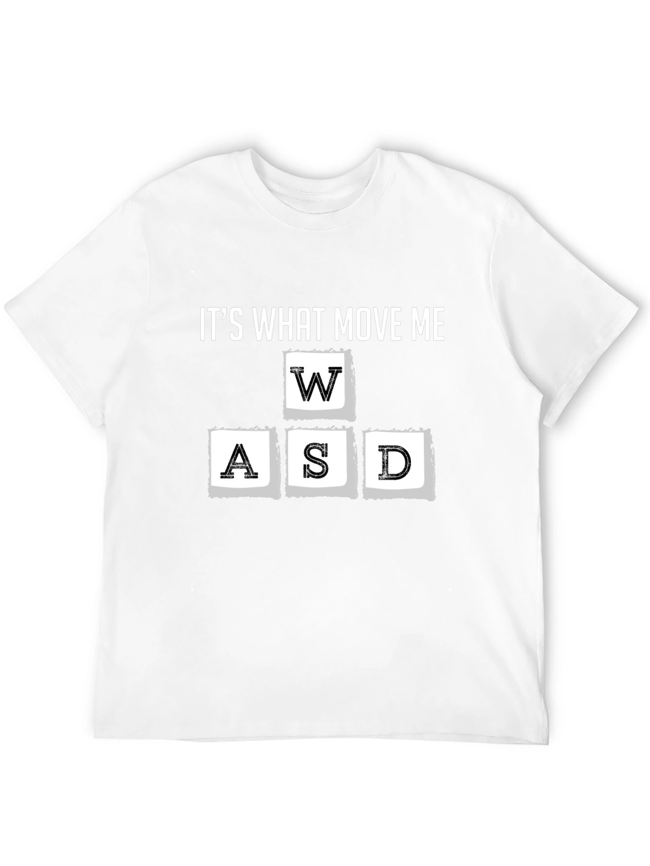 Gamer WASD Keyboard T-Shirt - Its What Move Me