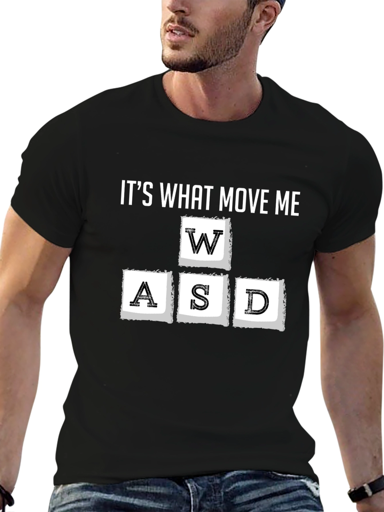 Gamer WASD Keyboard T-Shirt - Its What Move Me