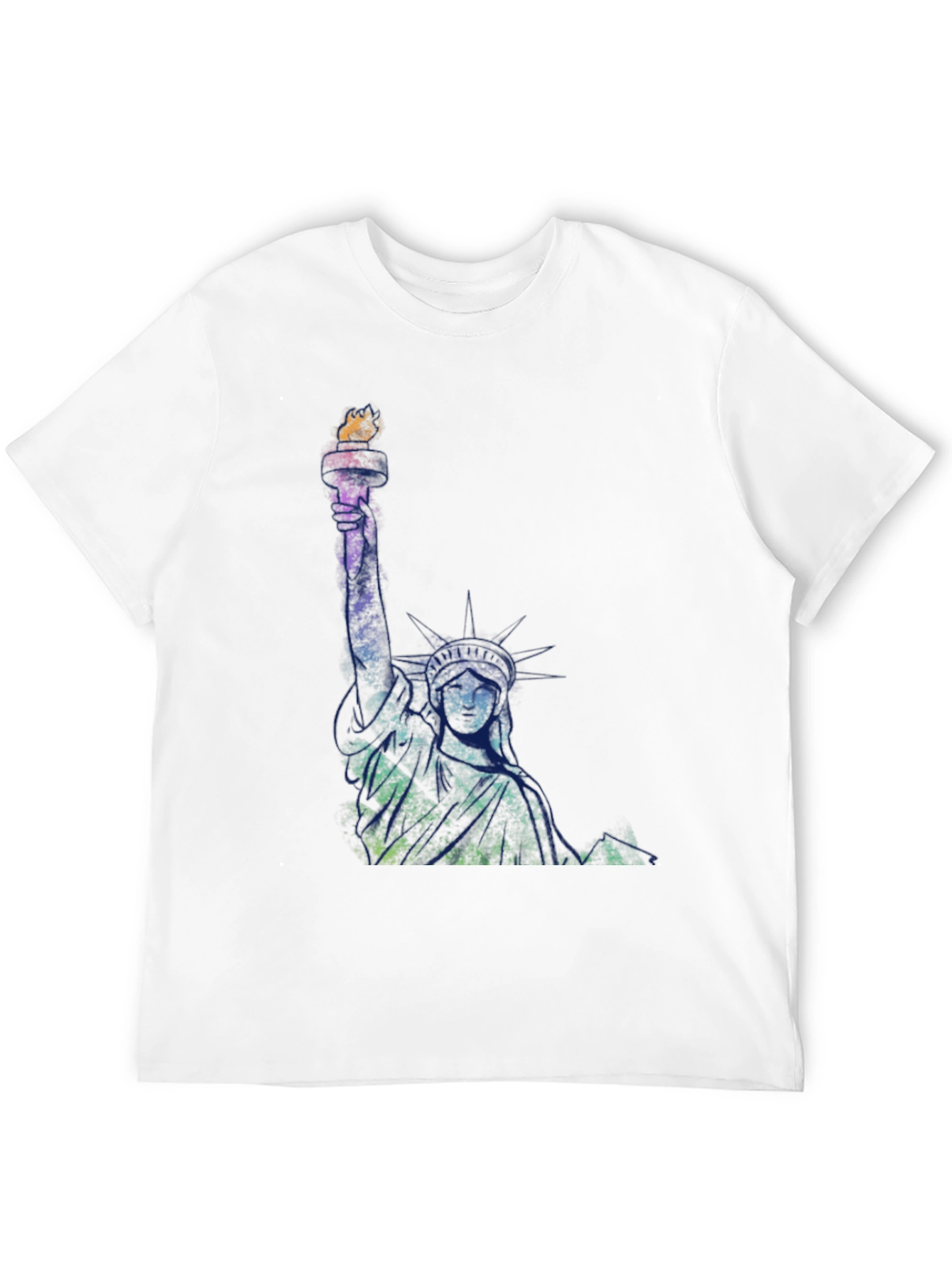 Statue of Liberty Graphic Tee - Black