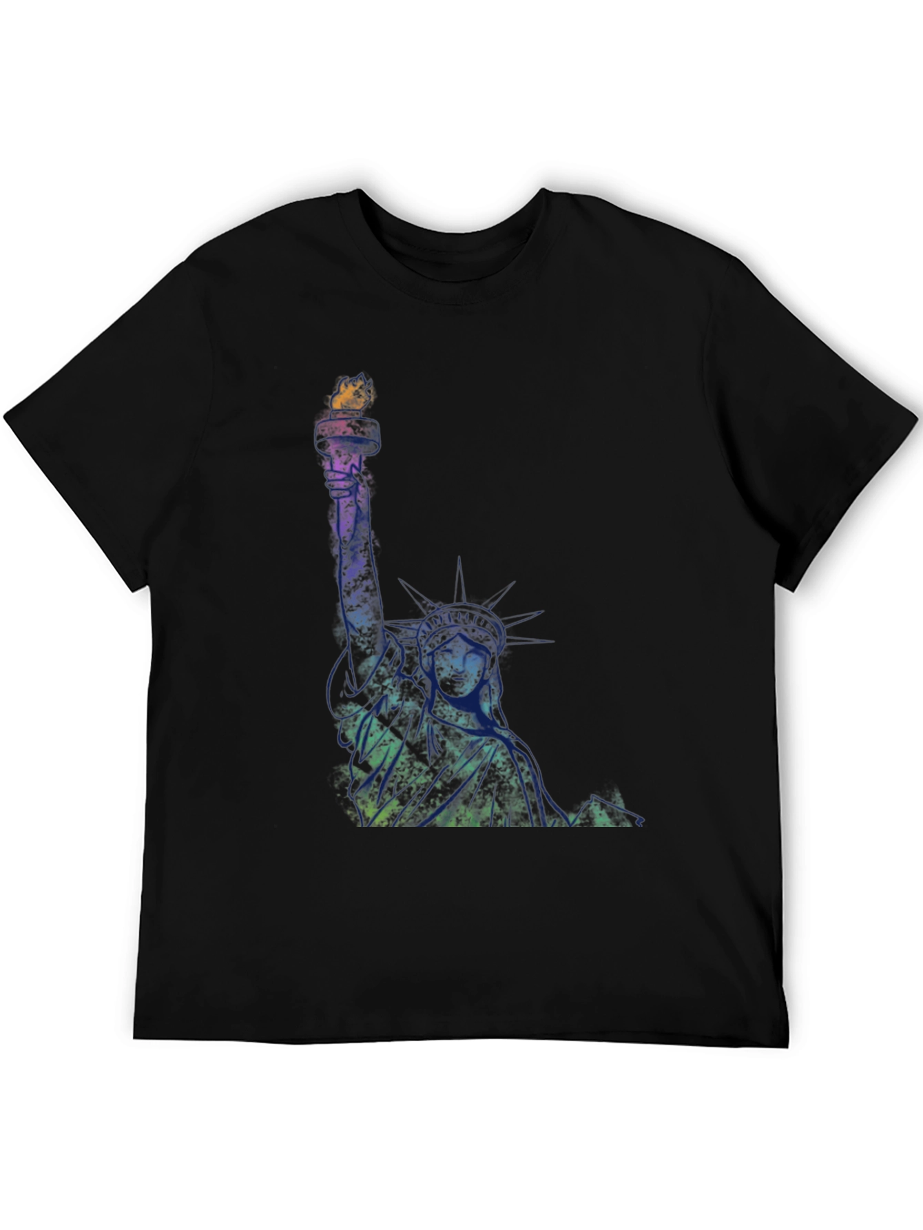 Statue of Liberty Graphic Tee - Black