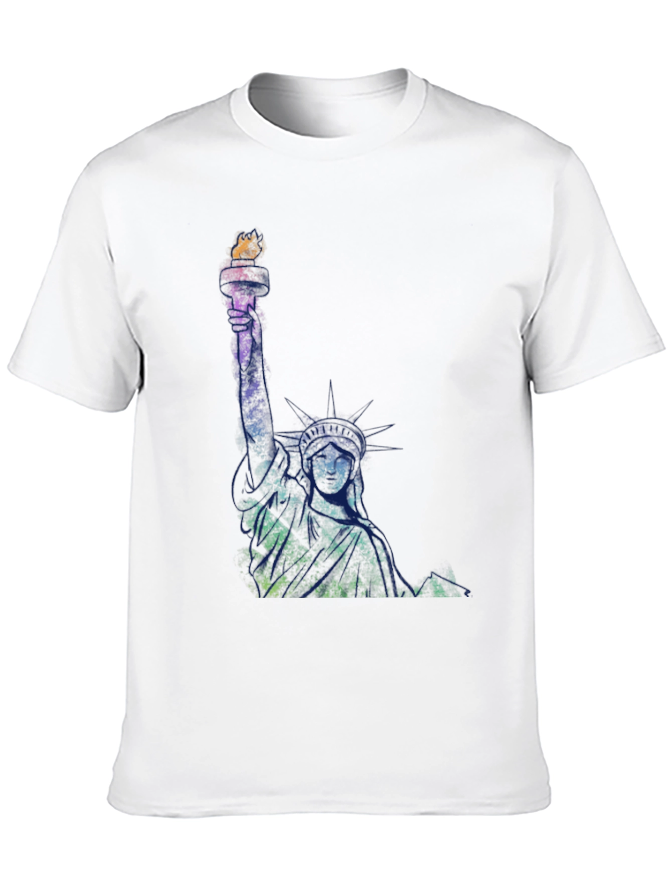 Statue of Liberty Graphic Tee - Black