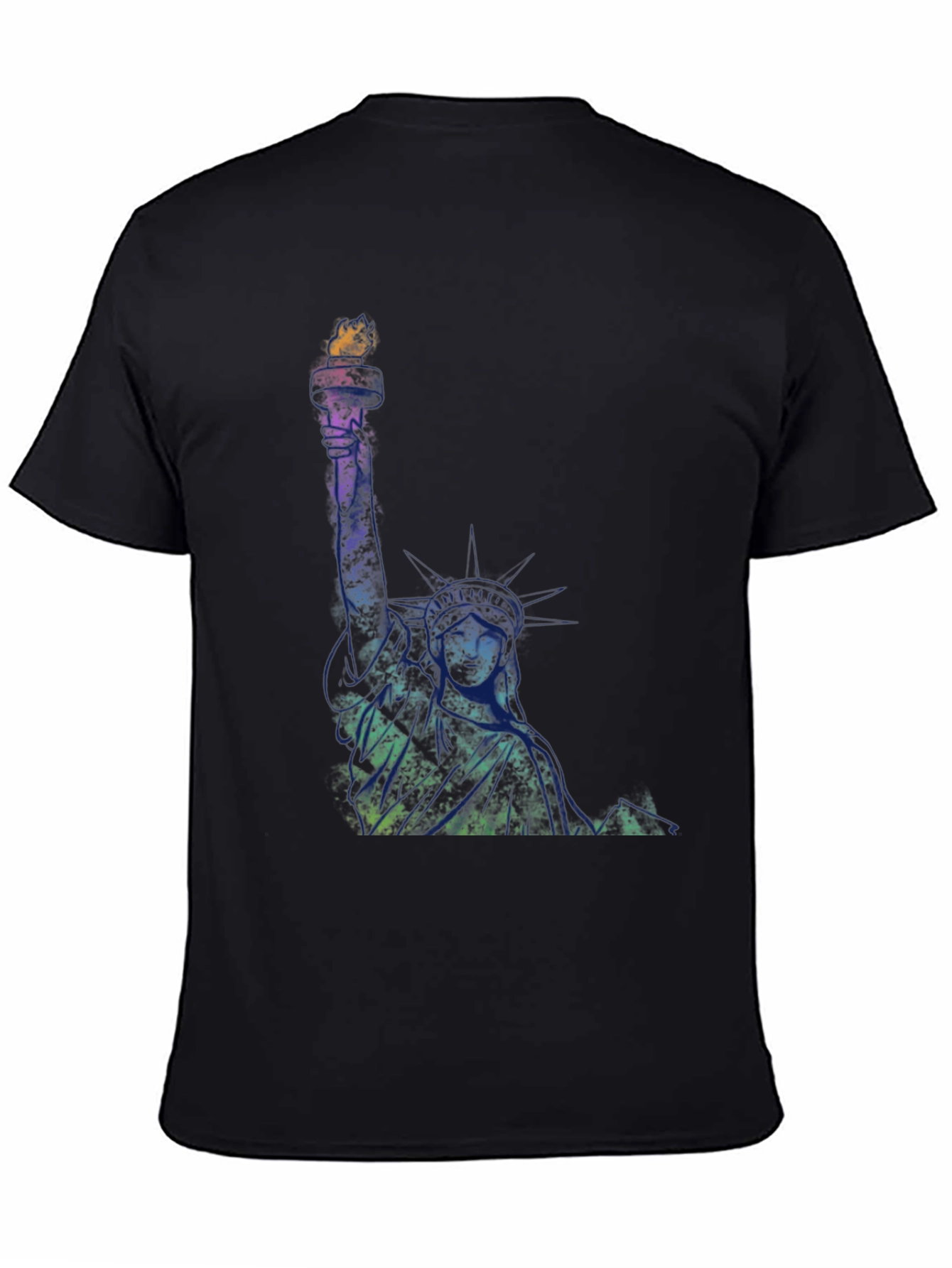 Statue of Liberty Graphic Tee - Black