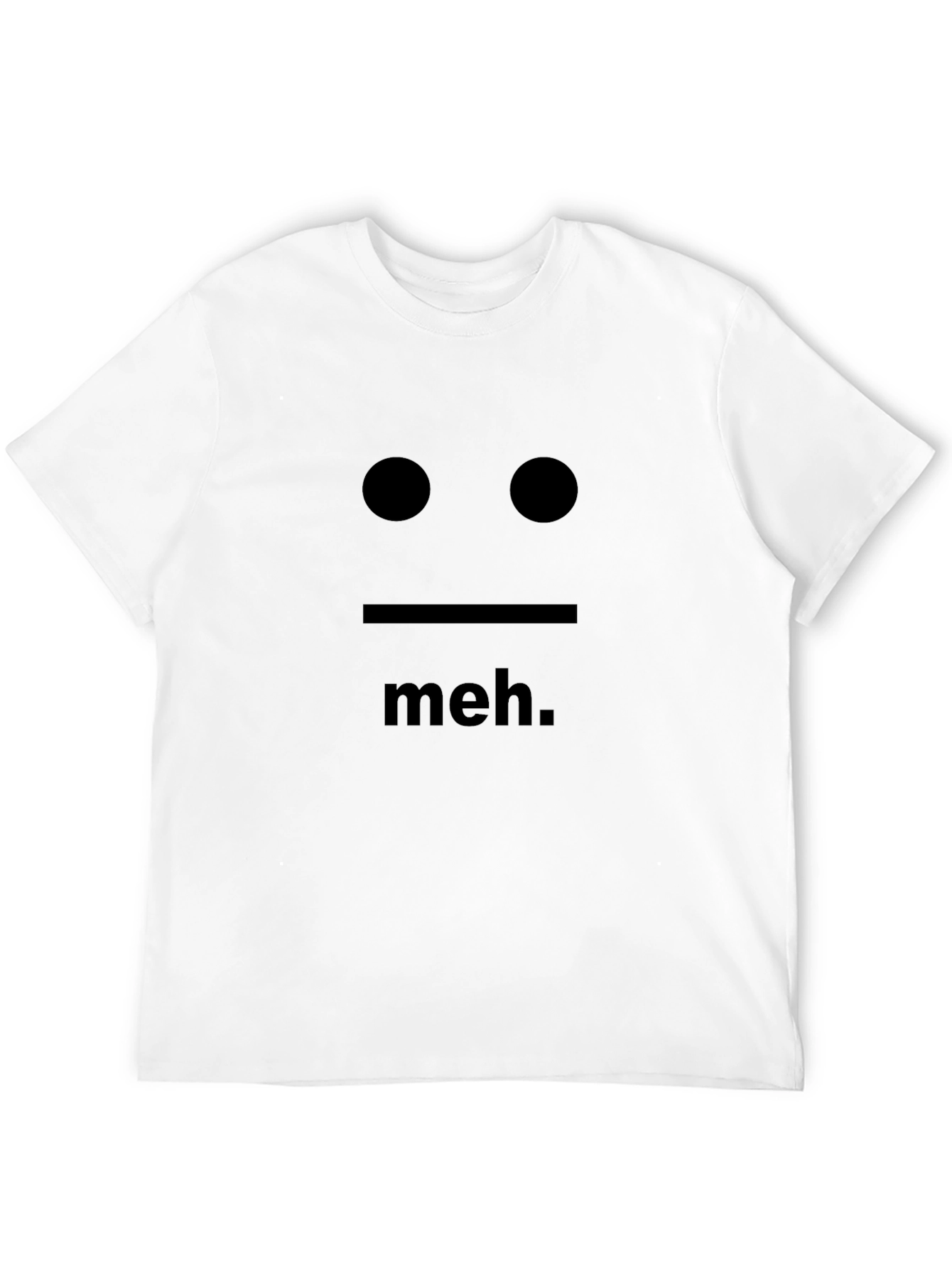 Meh. Graphic Tee - Black Unisex T-Shirt