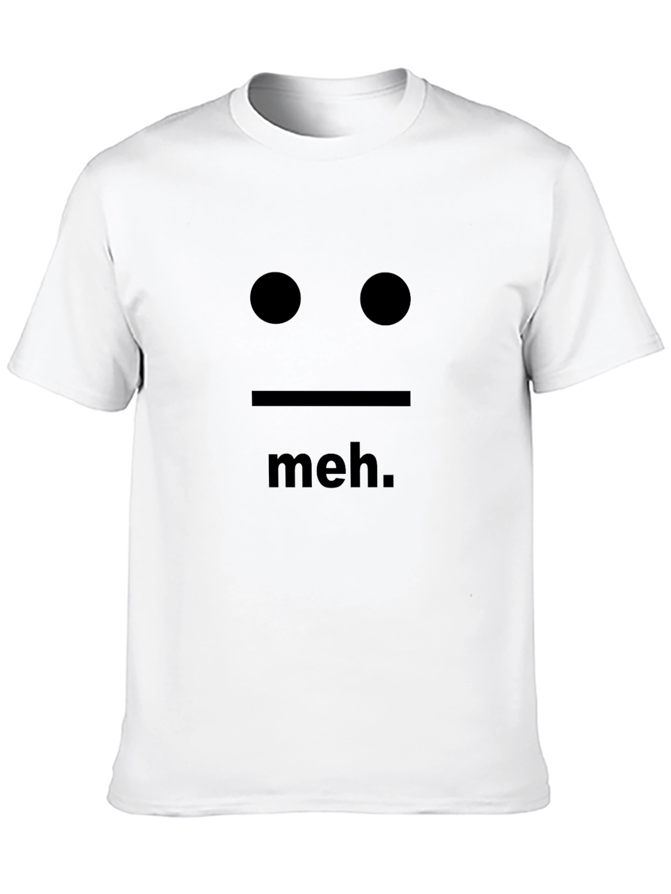 Meh. Graphic Tee - Black Unisex T-Shirt