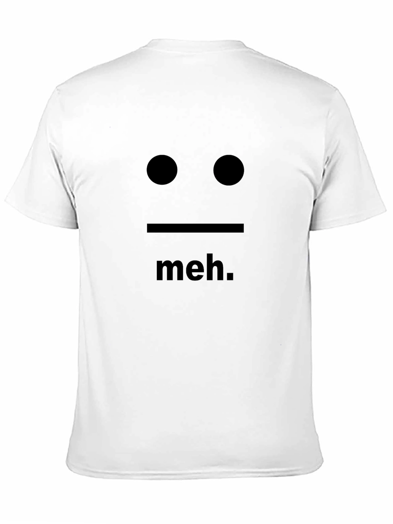 Meh. Graphic Tee - Black Unisex T-Shirt