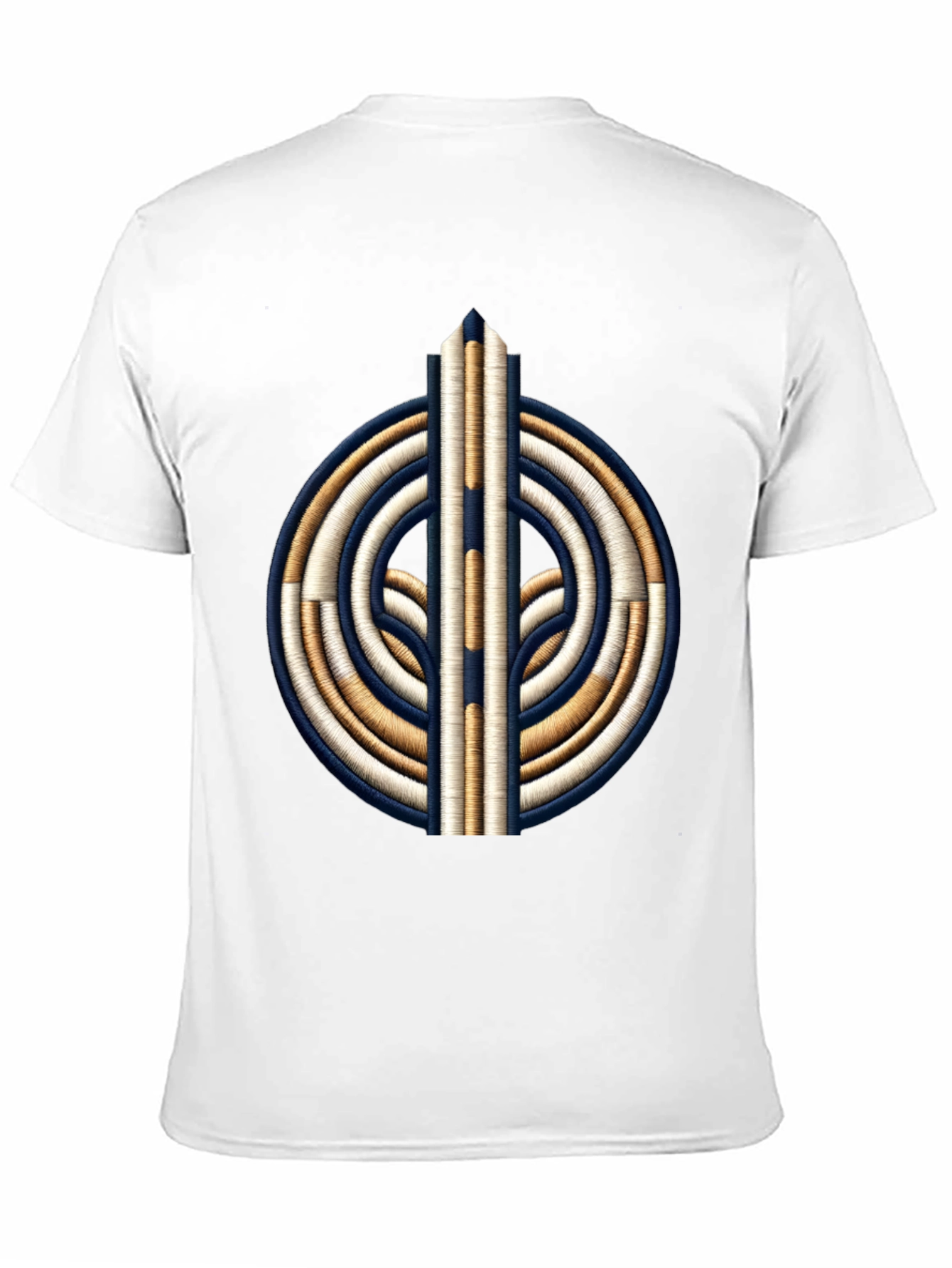 Embroidered Graphic T-Shirt - Black